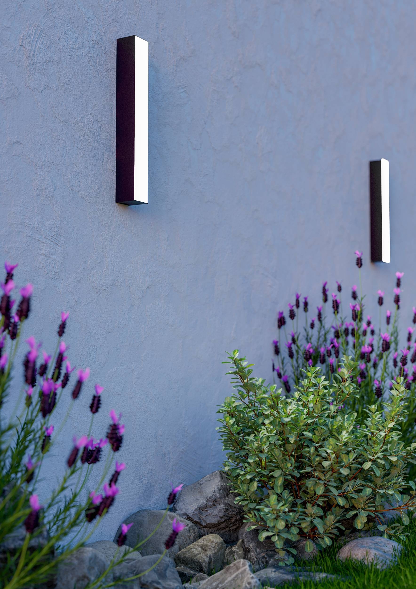 EGLO Aufbauleuchte »Salitta Aufbaulampe, Außenbeleuchtung, Wandlampe, Metall, IP65, Lampe« LED-Modul 1 Stk. Warmweiß Aufbauleuchte - L38 x B5,5 x H5,5 cm - schwarz - 9W inkl.