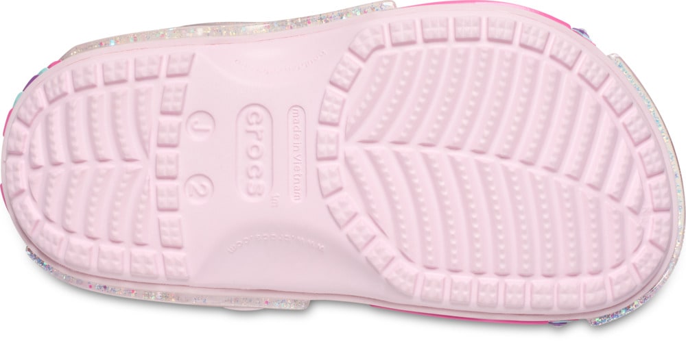 Crocs Clog »Classic Star Sparkle Clog K«, Freizeitschuh, Sandale mit coolem Motiv