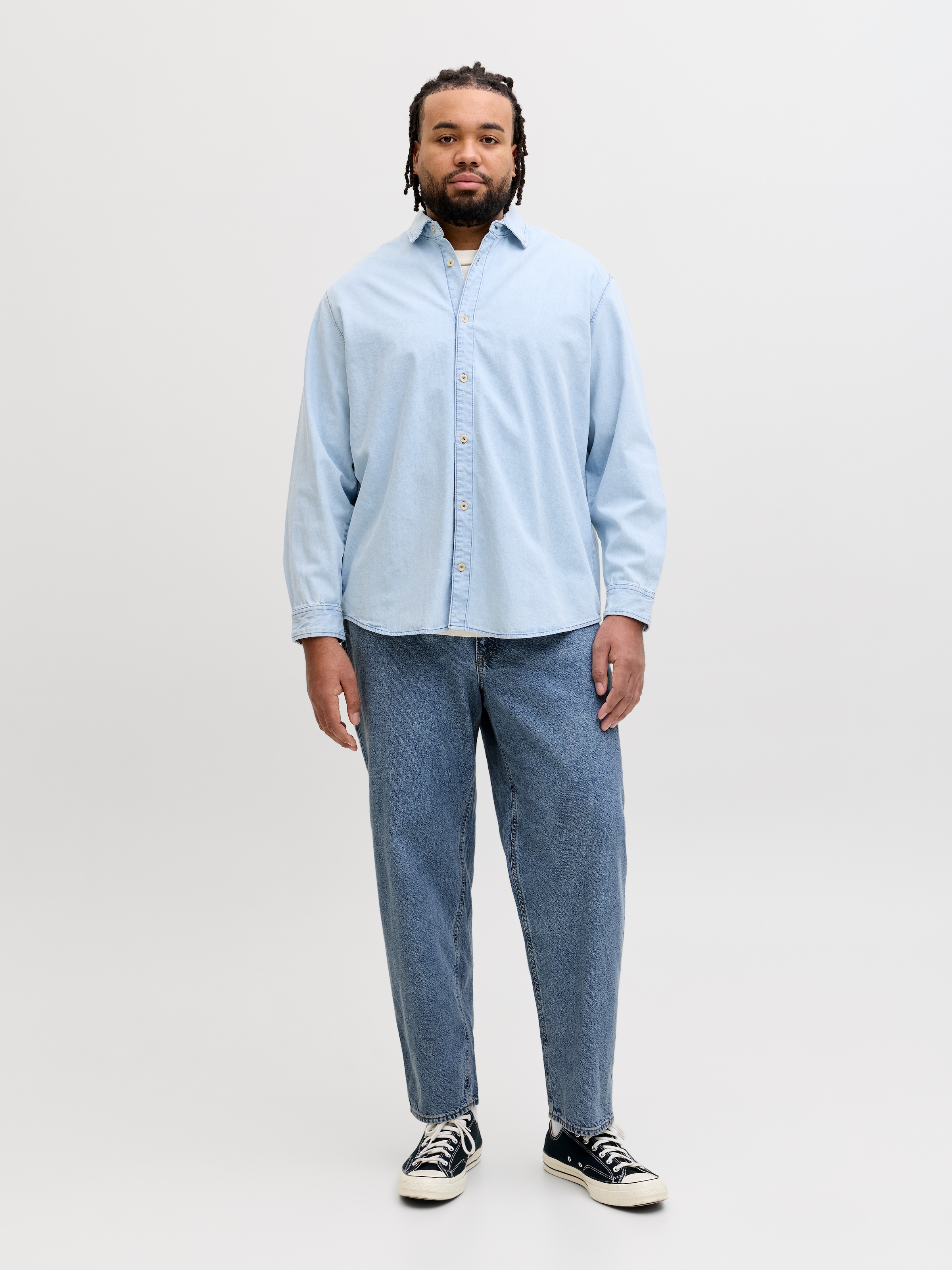 Jack & Jones PlusSize Relax-fit-Jeans »JJICHRIS JJORIGINAL SQ 7« mit Five-Pocket-Design