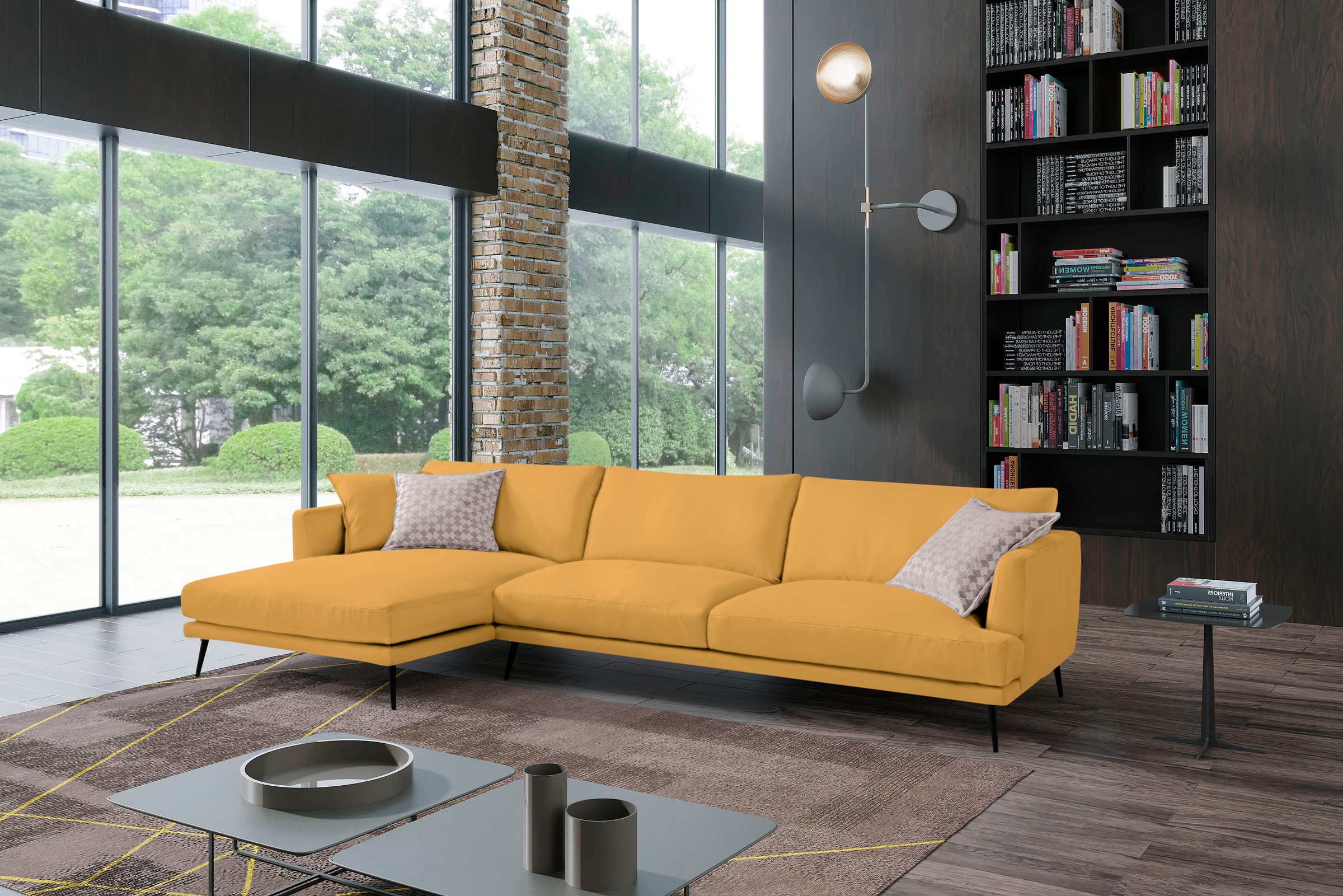 Egoitaliano Ecksofa "Sophia, Designsofa mit extrakomfortablem Sitzkomfort, günstig online kaufen