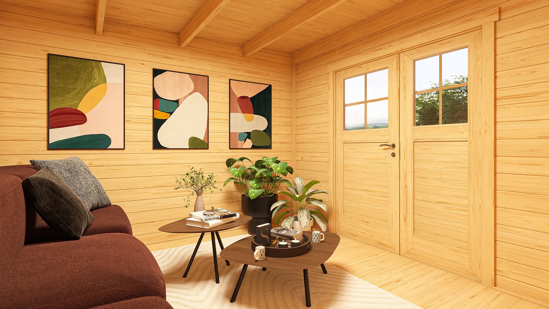 weka Gartenhaus »Amberley« verschiedene Farben