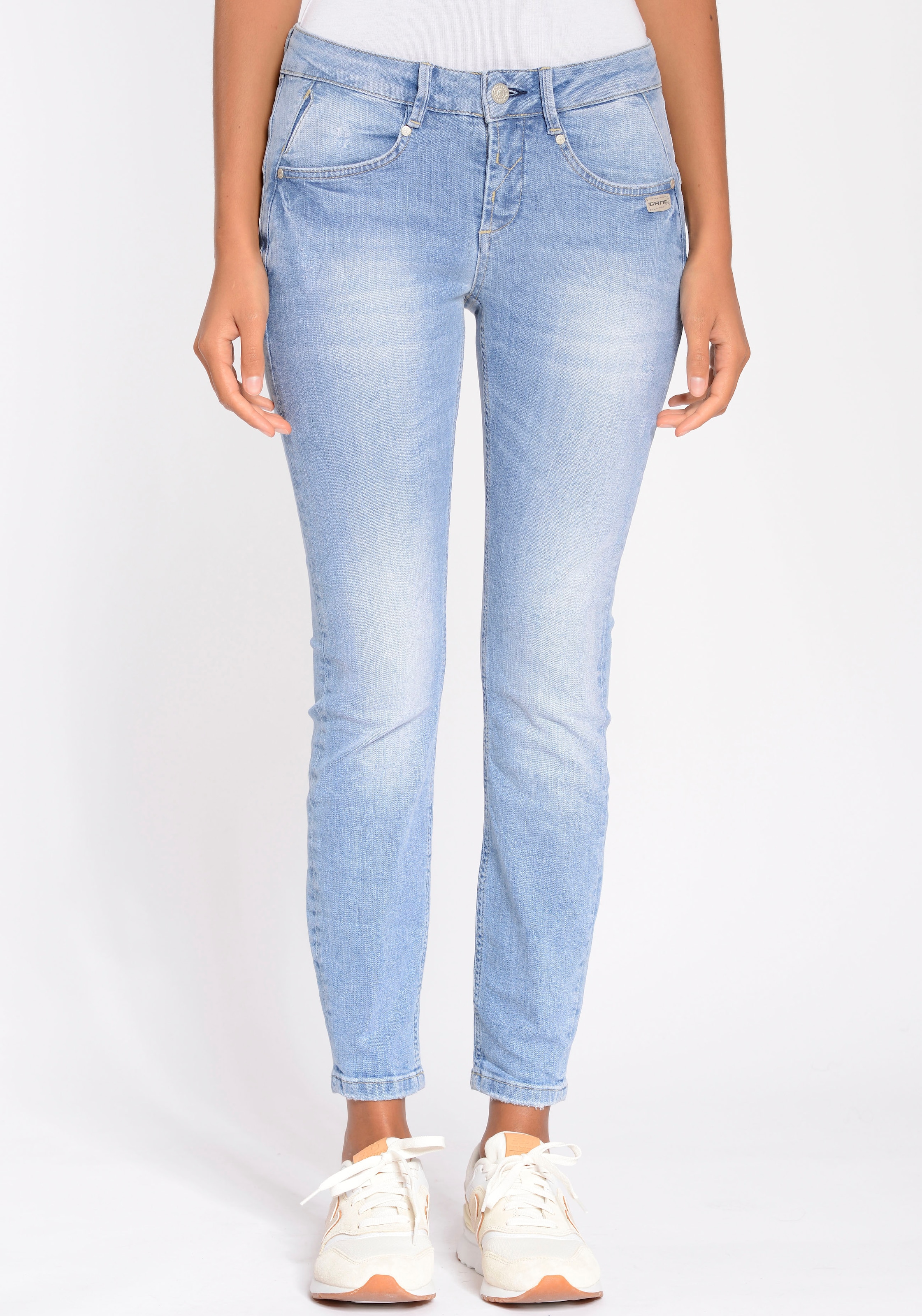 Skinny-fit-Jeans »94NELE X-CROPPED«, mit seitlichen Dreieckseinsätzen für eine tolle...