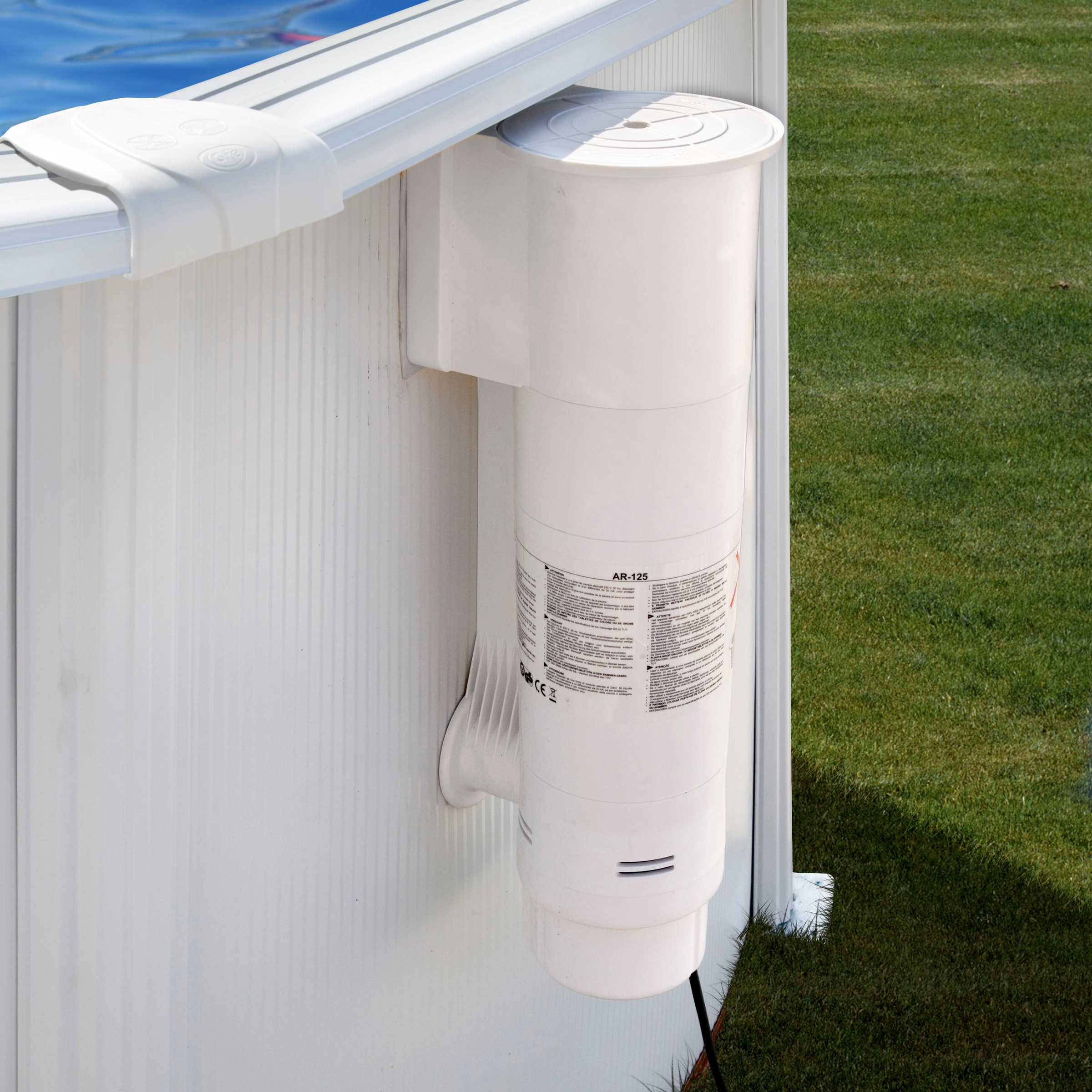 Gre Rundpool »BORA BORA inkl. Sicherheitsleiter«, (Set, 5 tlg.), Höhe: 120 cm, in versch. Größen erhältlich