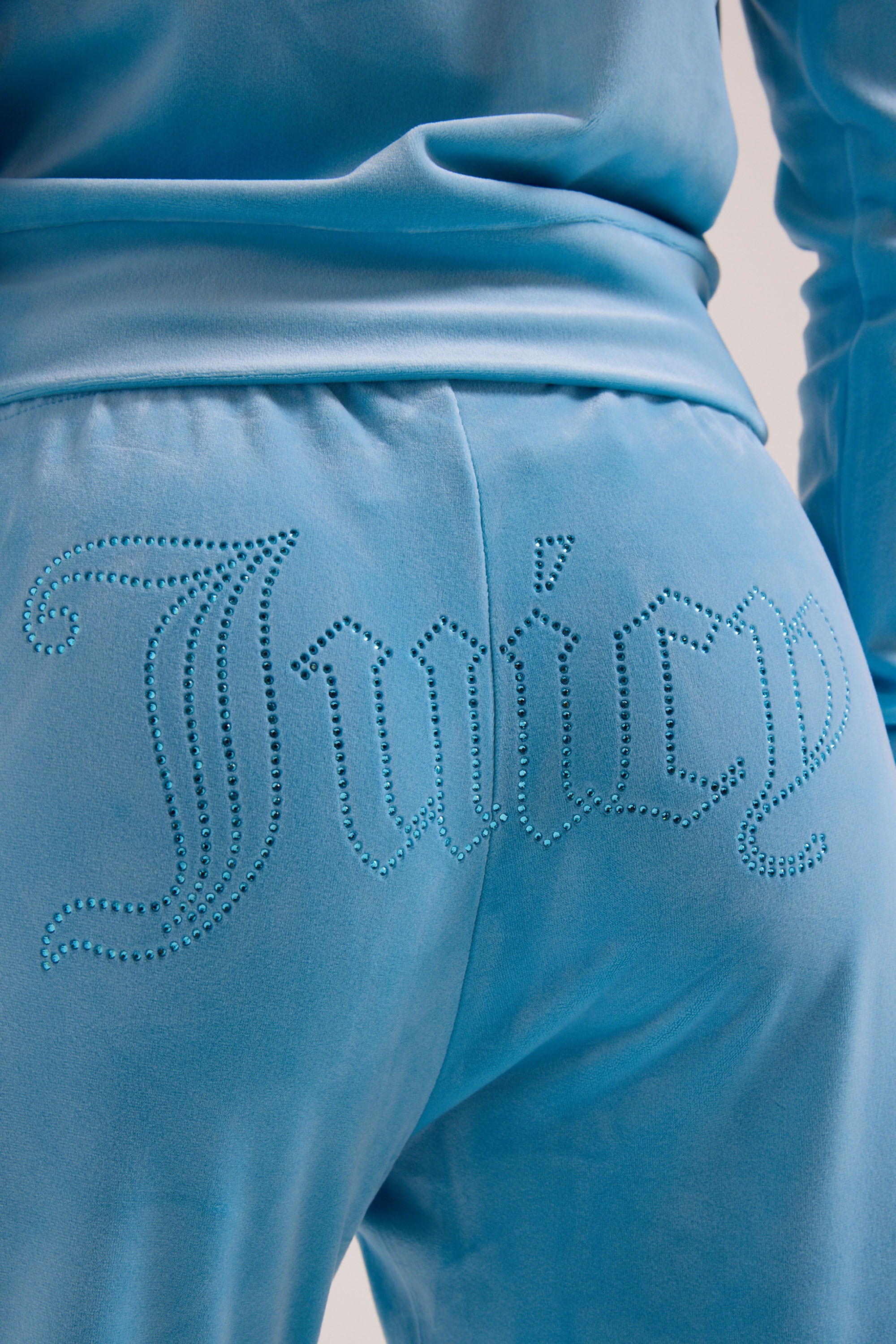 Juicy Couture Sweathose »TINA COL OUT TRACKPANT Damen«  Trainingshose Damen, Sweathose, Velour, Jogginghose mit Glitzer, Sale