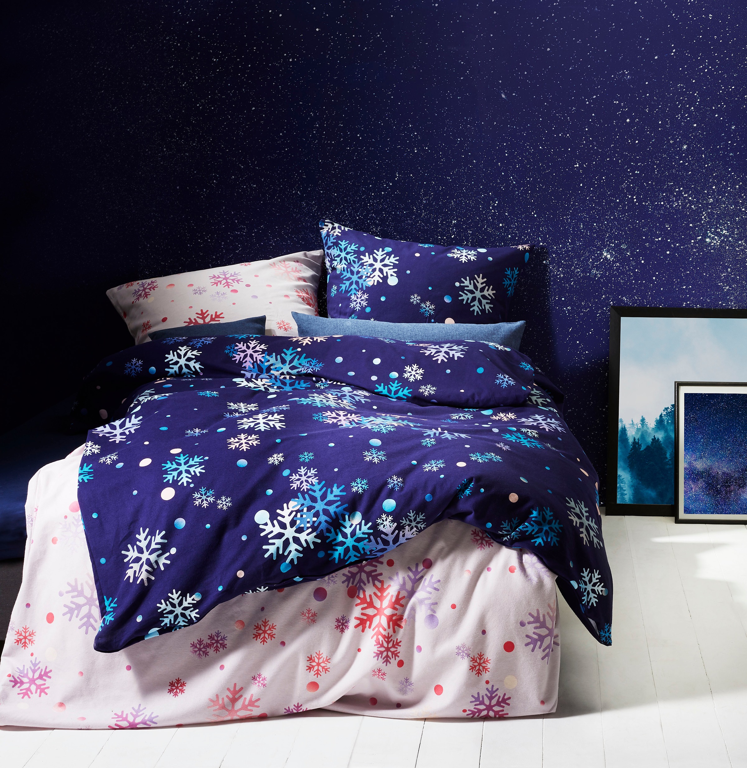 Thumbnail - fleuresse Bettwäsche "Aspen 4375" 2 Stk. Feinbiber, Baumwolle, in Gr. 135x200, 155x220, 200x200cm