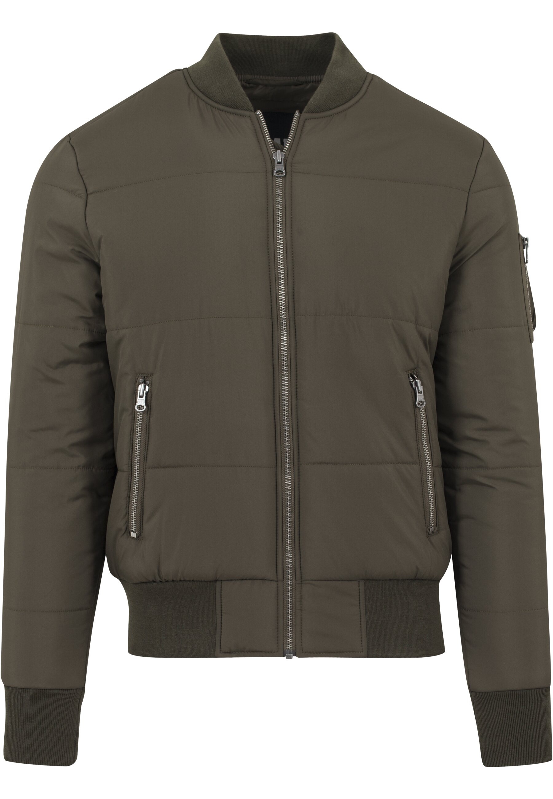 URBAN CLASSICS Anorak "Urban Classics Herren Basic Quilt Bomber Jacket", (1 St.), ohne Kapuze