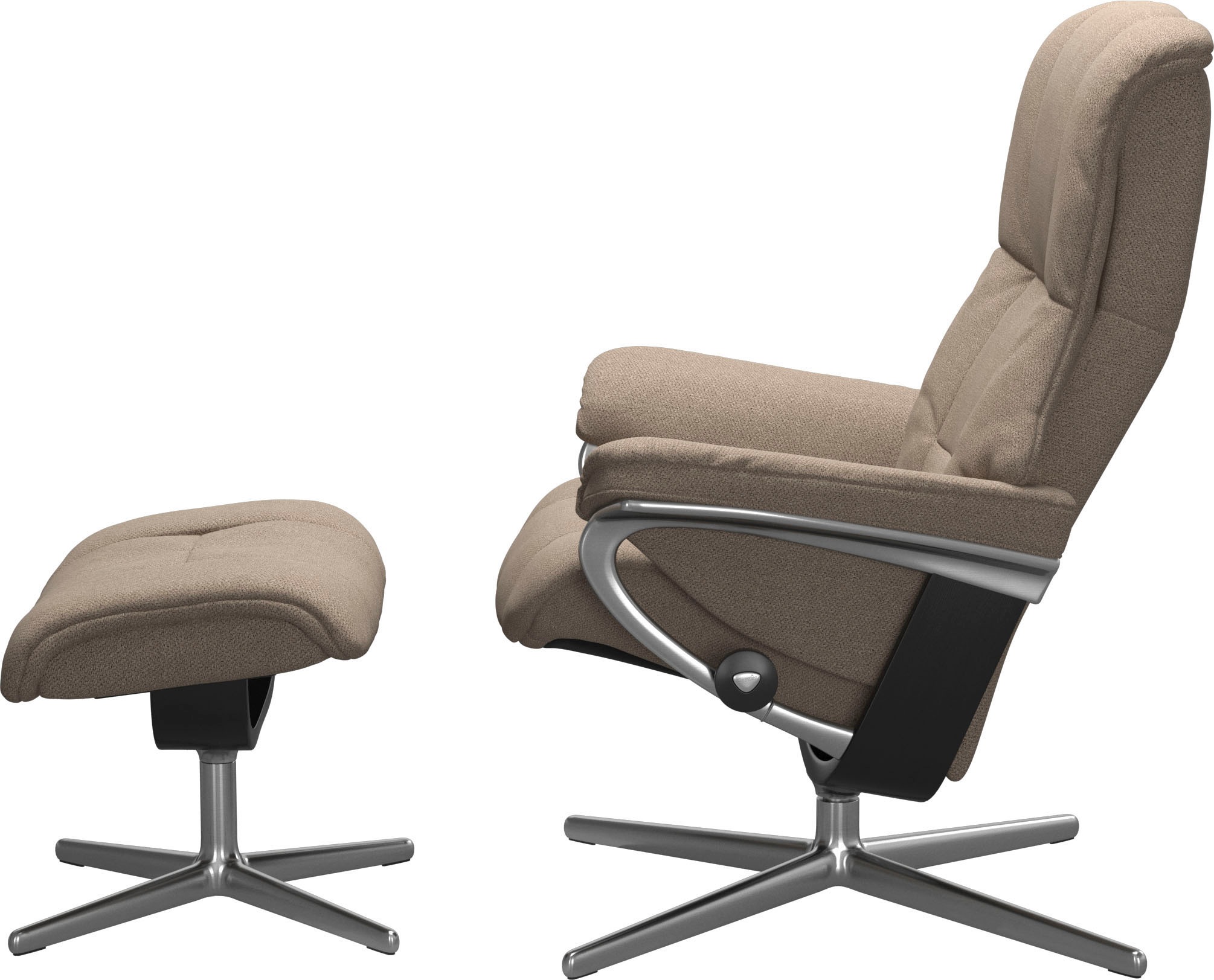 Stressless® Relaxsessel »Mayfair«, mit Cross Base, Größe S, M & L, Holzakzent Schwarz
