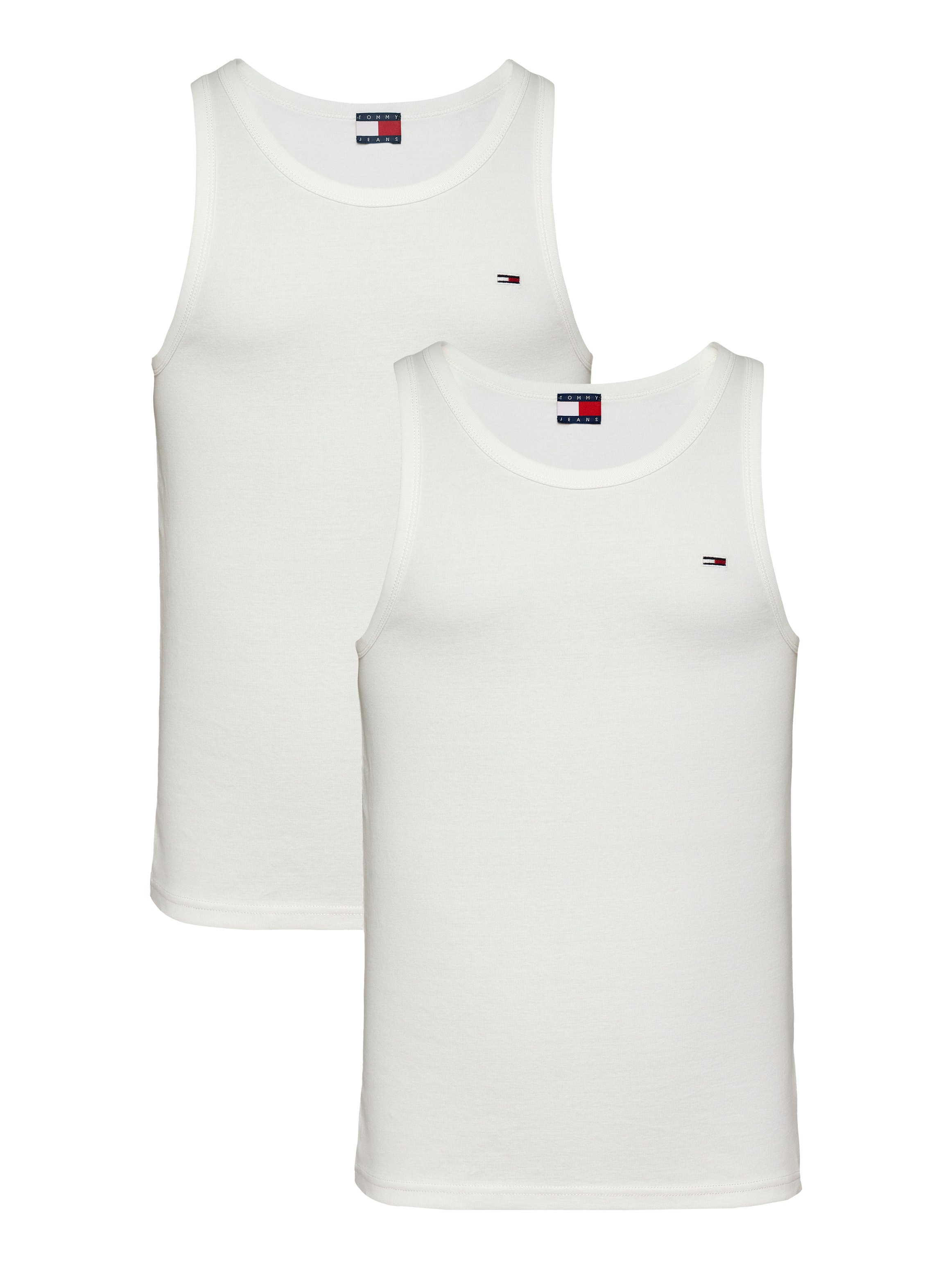 Tommy Jeans Tanktop "TJM XSLIM 2PCK RIB TANK EXT" Packung, 2er, 2 Stk. tlg. günstig online kaufen