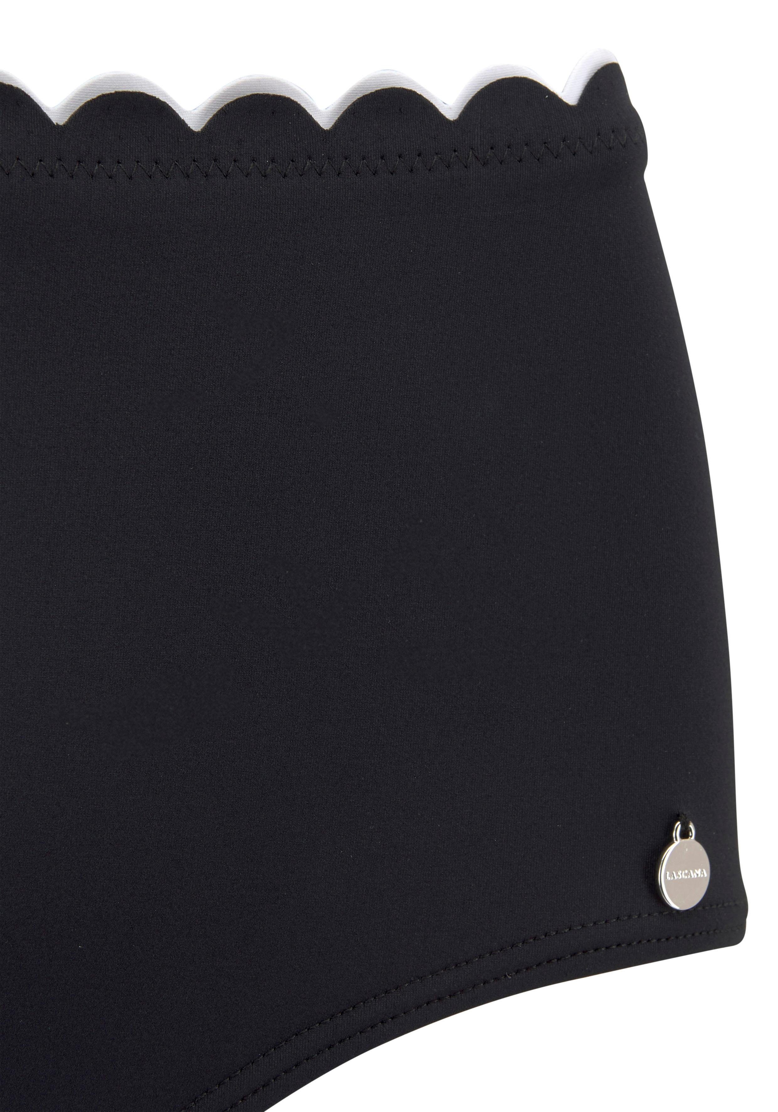 Thumbnail - LASCANA Highwaist-Bikini-Hose "Camilla", mit Farbkontrast