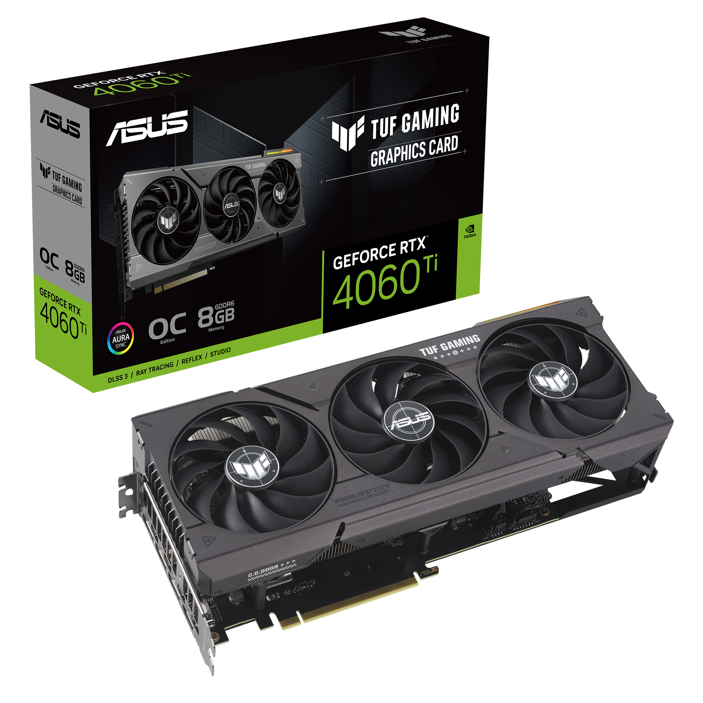 Grafikkarte »TUF-RTX4060TI-O8G-GAMING«, 8 GB, GDDR6