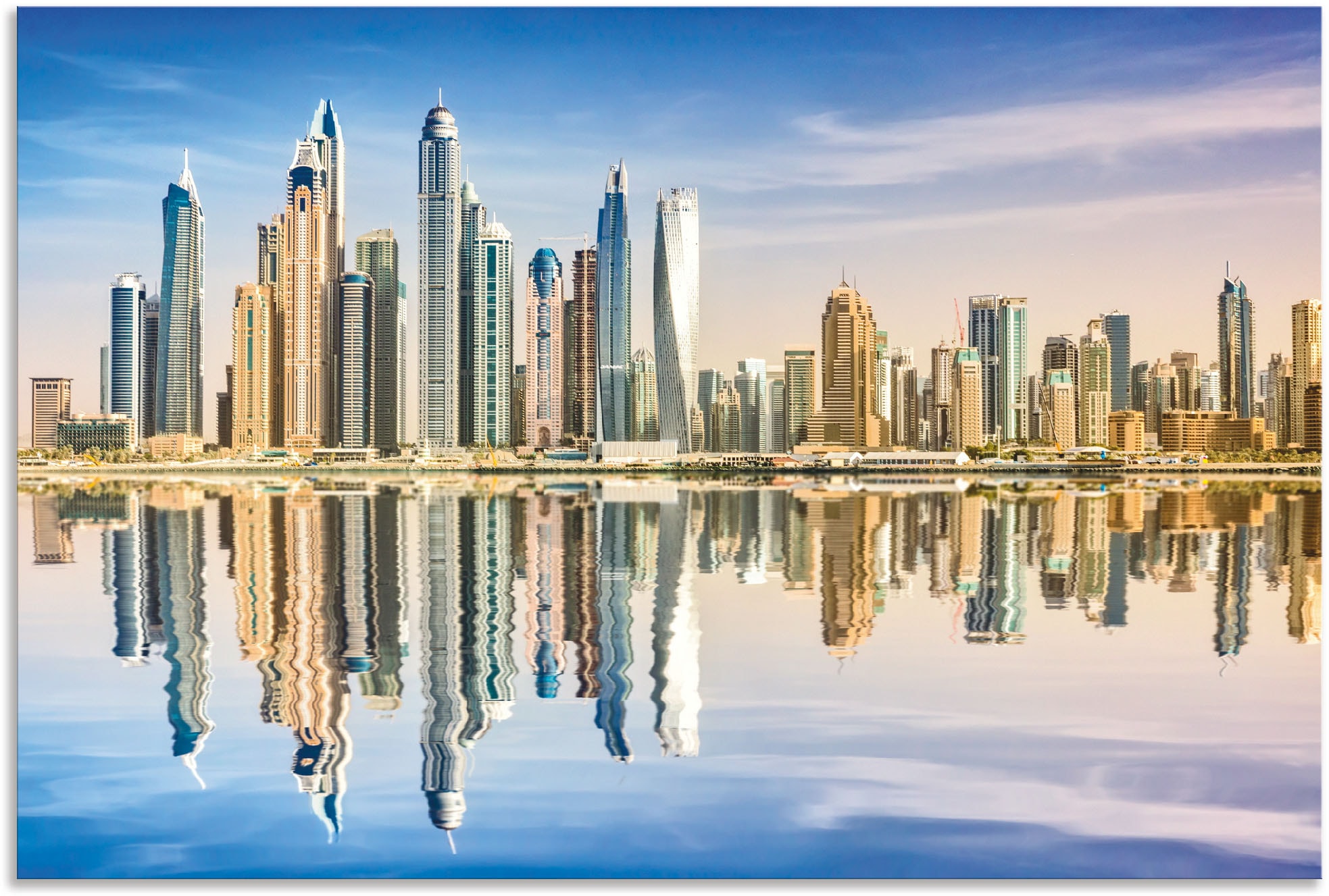 Artland Wandbild »Dubai marina«, Bilder von Asien, (1 St.), als Alubild, Leinwandbild, Wandaufkleber oder Poster in versch. Größen