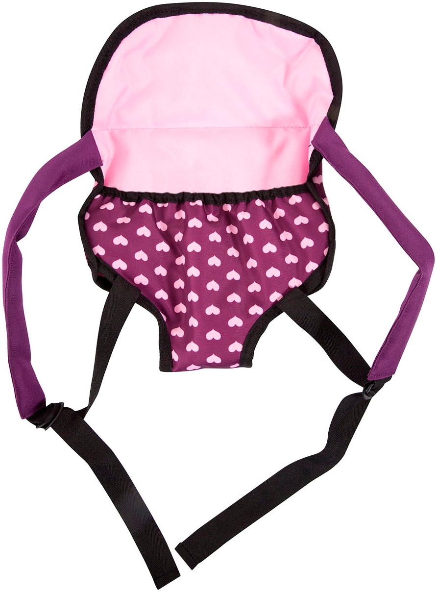 Bayer Puppen Accessoires-Set »Vario bordeaux«, (Set, 6 tlg.), mit multifunktionalem Sitz