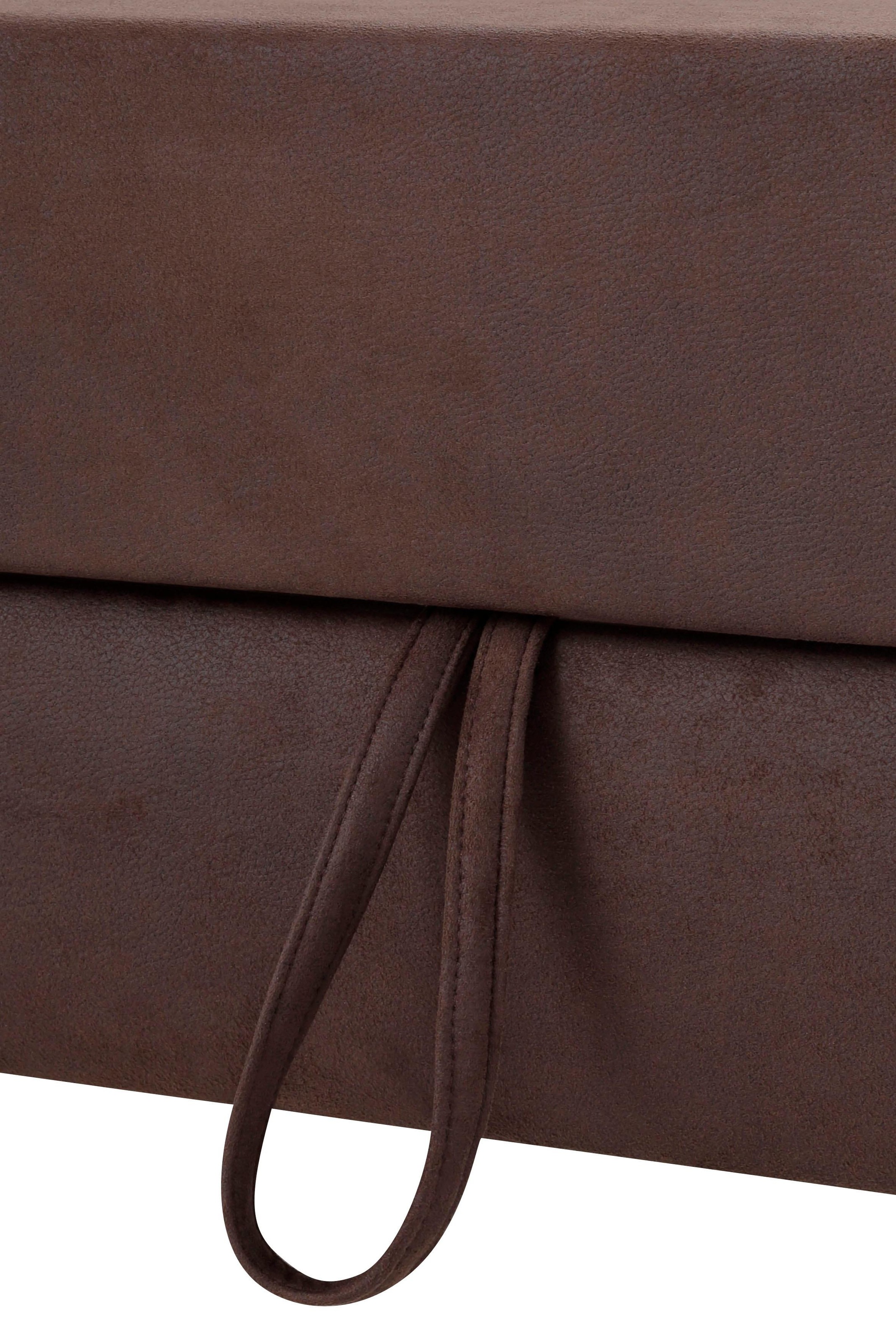 Home affaire Ecksofa »Palmera L-Form«, Federkern, wahlweise mit Bettfunktion und mit/ohne Bettkasten