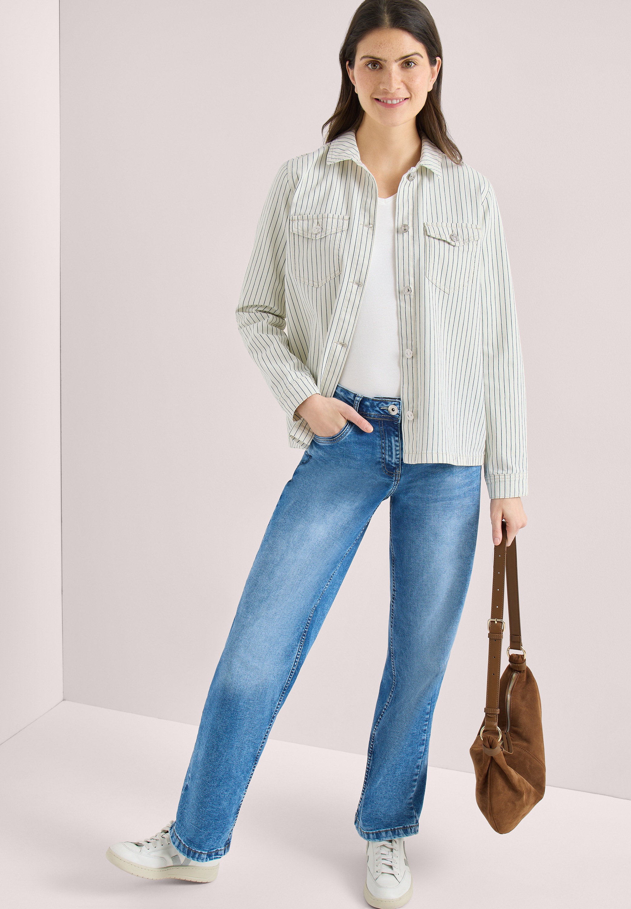 Cecil Jeansjacke ohne Kapuze im Denim-Style