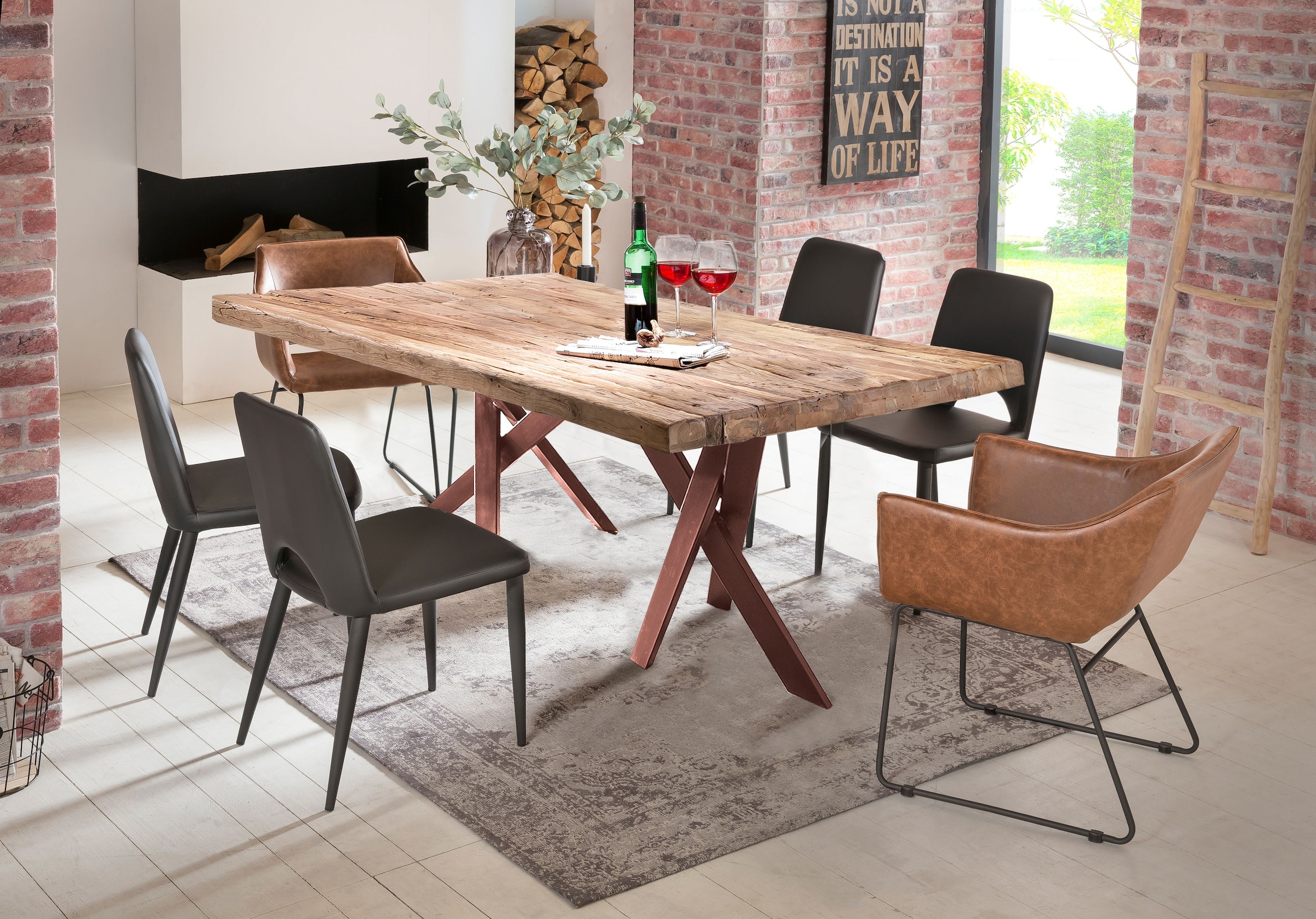 SIT Tischbein, (1 St.), extravagante Formen