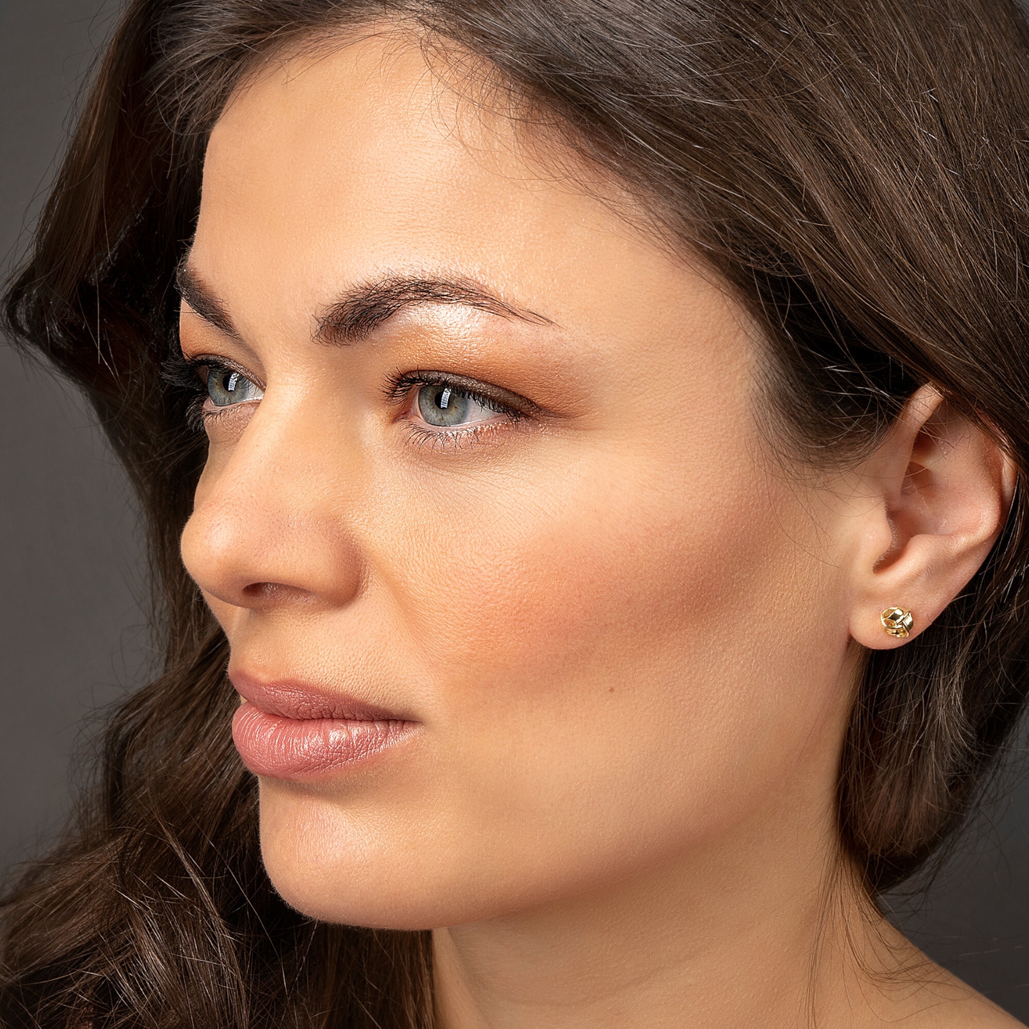 ONE ELEMENT Paar Ohrhänger »Knoten Ohrringe Ohrstecker aus 333 Gelbgold«, Damen Gold Schmuck Knoten