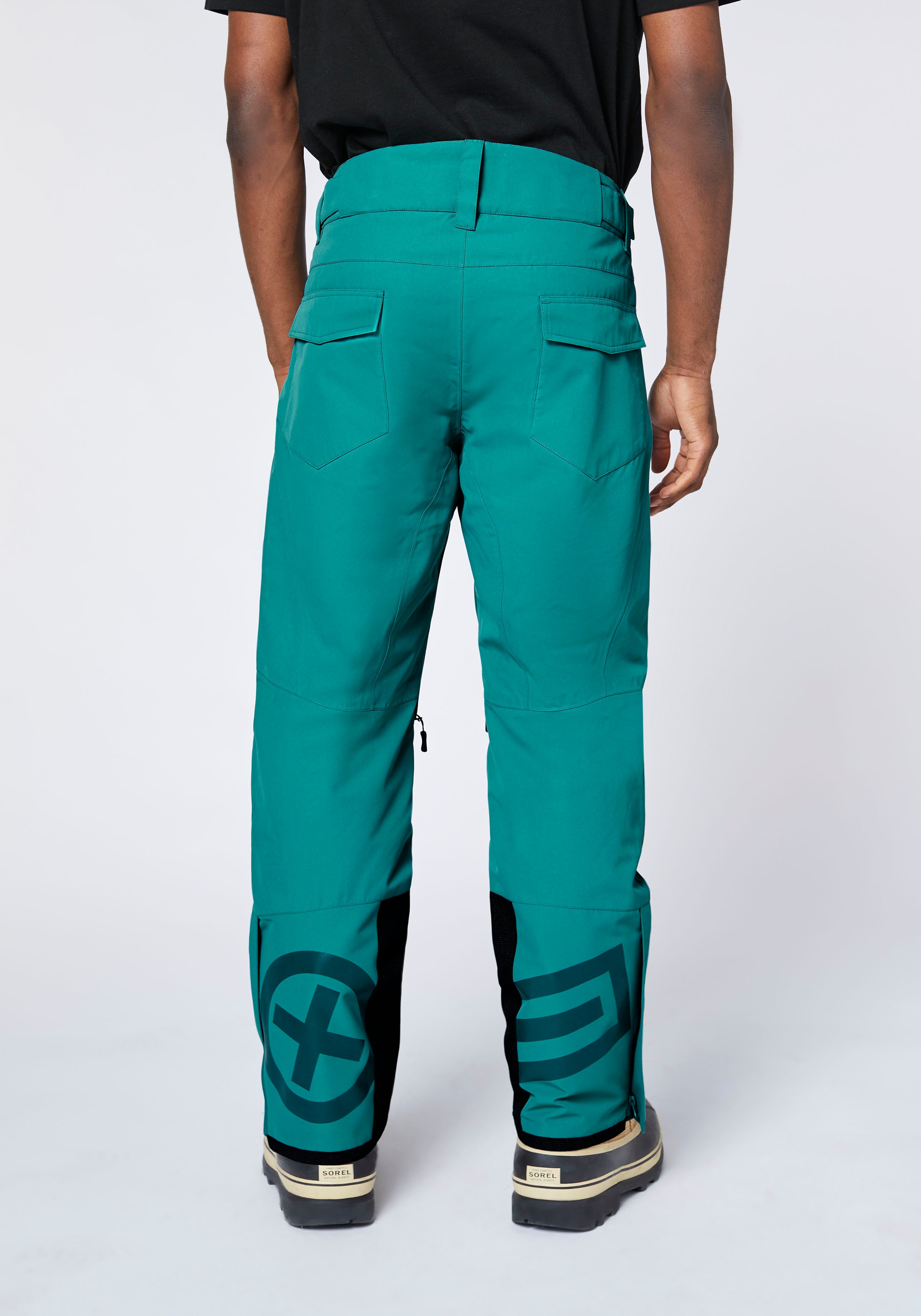 CHIEMSEE Herren Skihose, grün, Gr. 52, unifarben, 100% Polyester, Hosen, - 10.000 WP/ 10.000 MVP