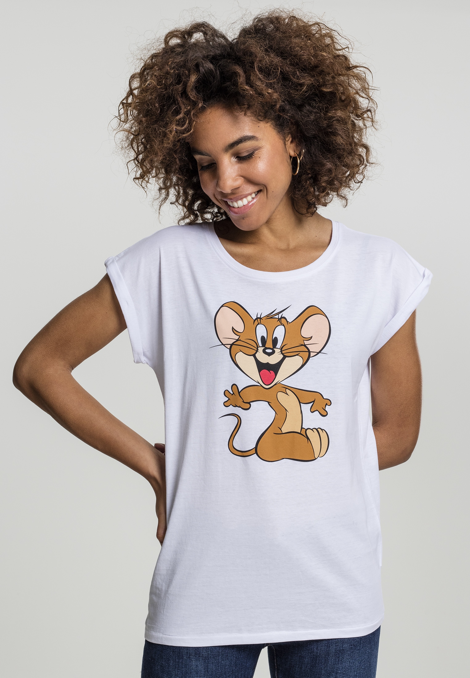 Merchcode T-Shirt »Damen Ladies Tom Mouse Jerry kaufen online & Tee«, (1 BAUR tlg.) 