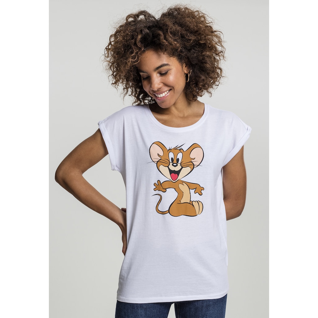 Merchcode T-Shirt »Merchcode Damen Ladies Tom & Jerry Mouse Tee«, (1 tlg.)