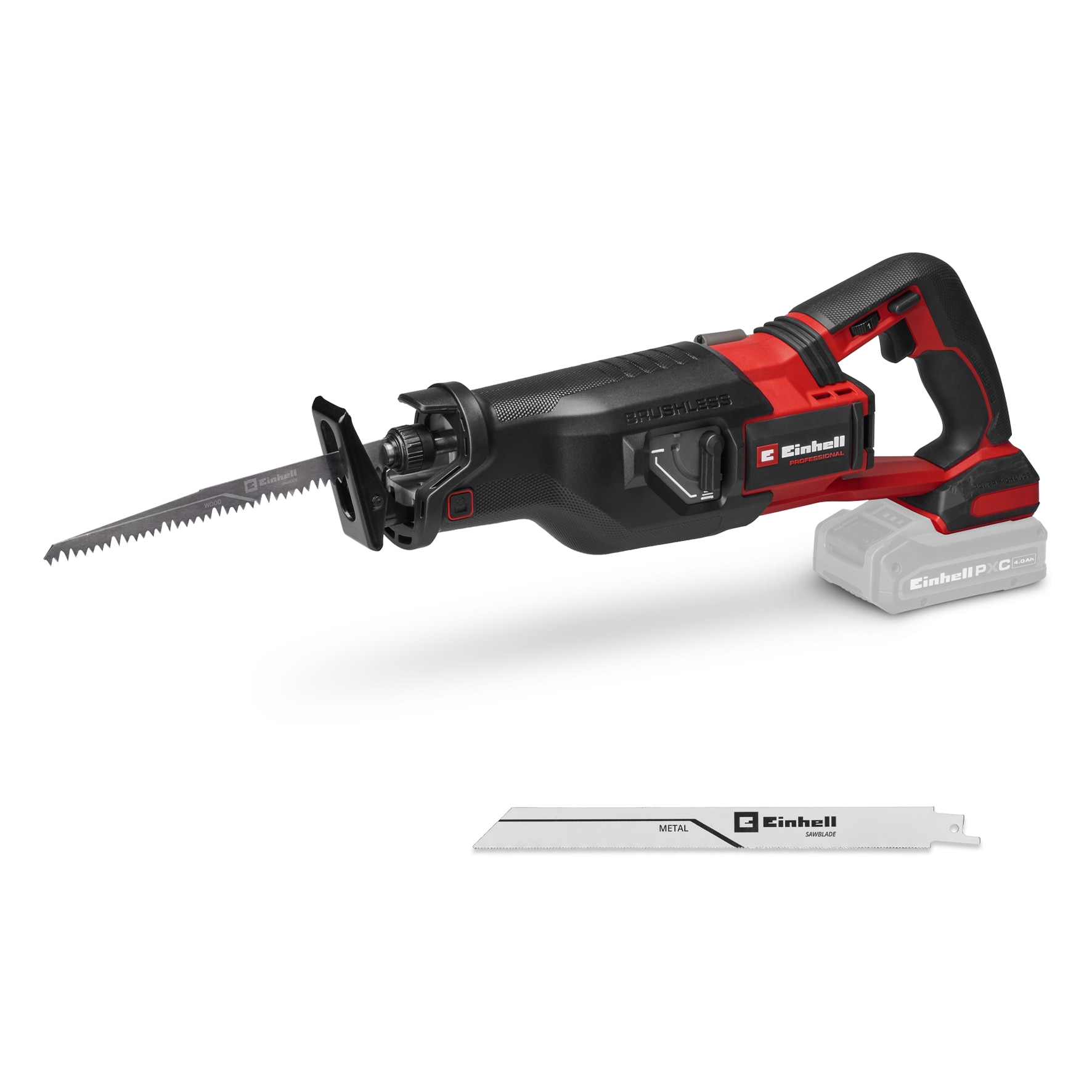 EINHELL Akku-Säge "TP-AP 18/32 Li BL - Solo, Professional Akku-Universalsäge", B:98mm H:165mm L:463mm, schwarz, Sägemaschinen, ohne Akku und Ladegerät