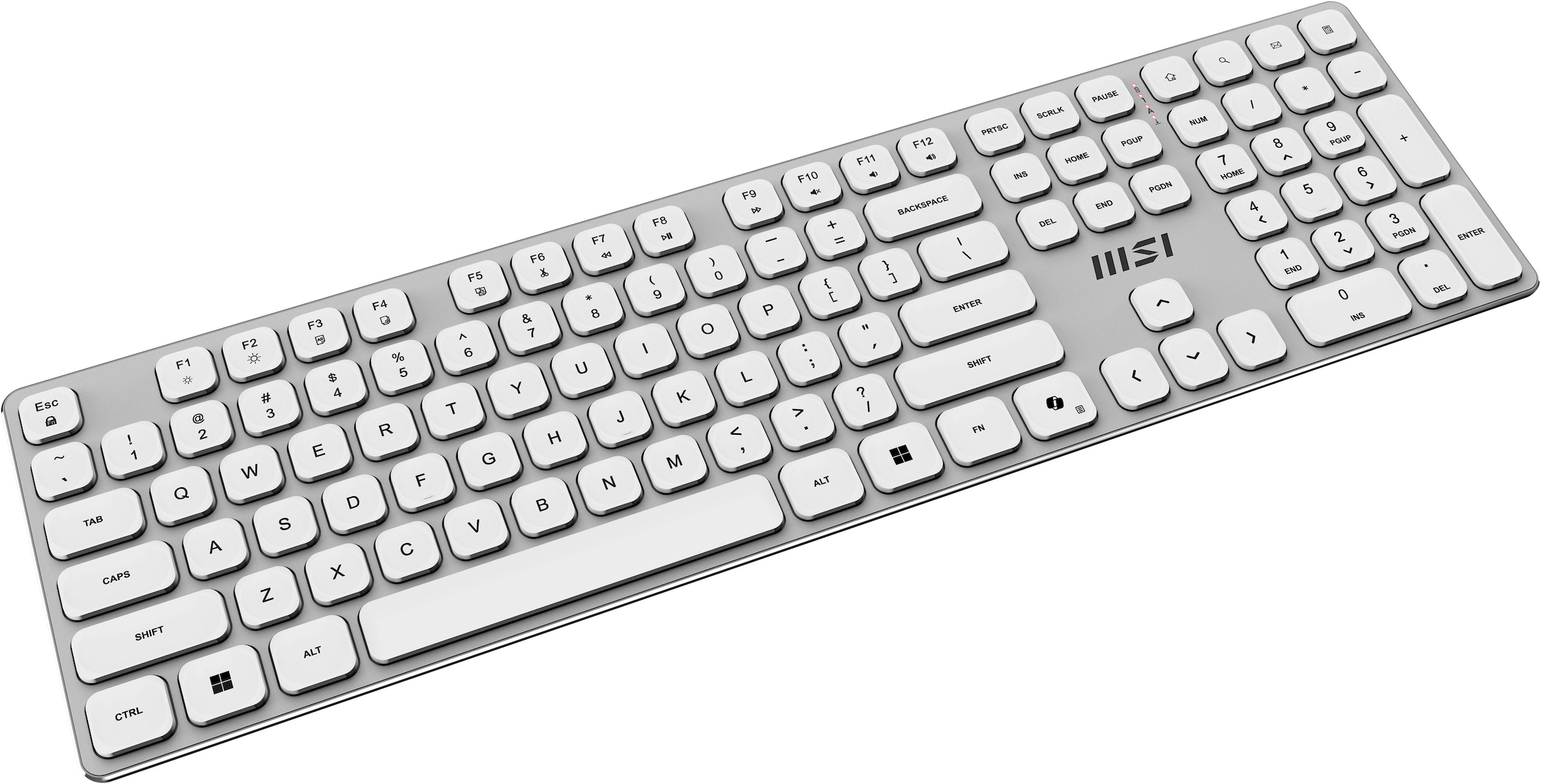 MSI Wireless-Tastatur »Forge K210 Combo« (USB-Anschluss | Ziffernblock | verstellbare Füße)