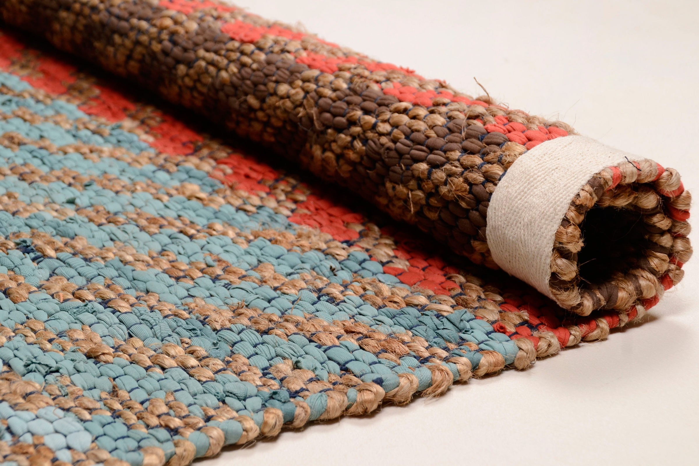 TOM TAILOR Teppich »Pastel Stripe«, rechteckig, 7 mm Höhe, Flachgewebe