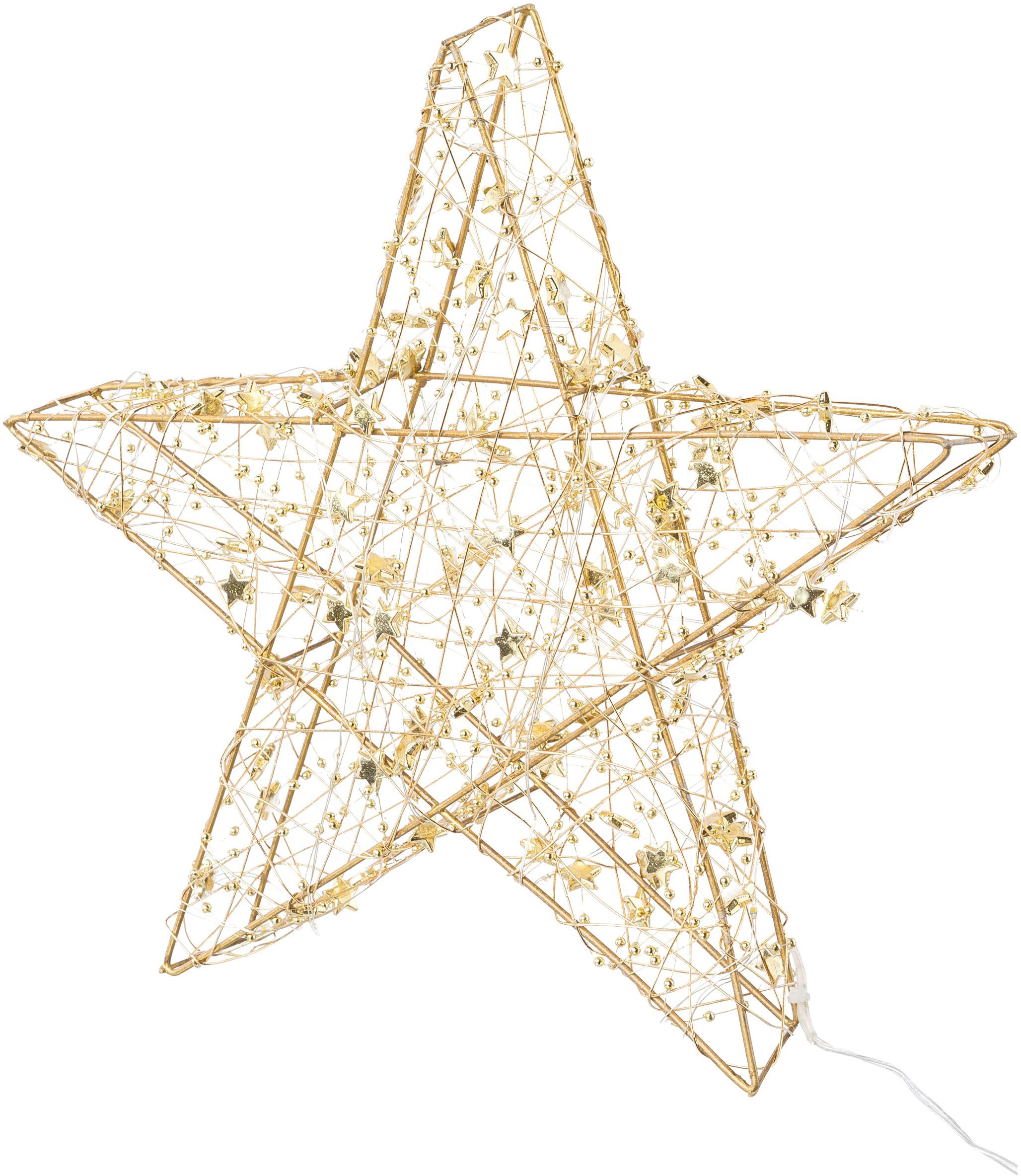 Ø | »Weihnachtsstern, mit Creativ light LED Weihnachtsdeko«, Draht, 30 30 aus cm, BAUR Timerfunktion kaufen Stern mit LED\'s,