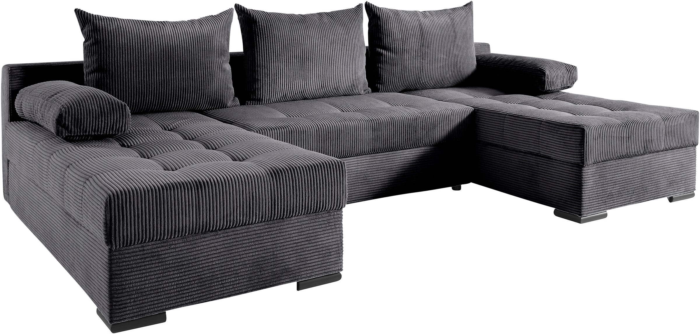 COLLECTION AB Wohnlandschaft "Josy, U-Form, Schlafsofa mit Bettkasten", (Co günstig online kaufen