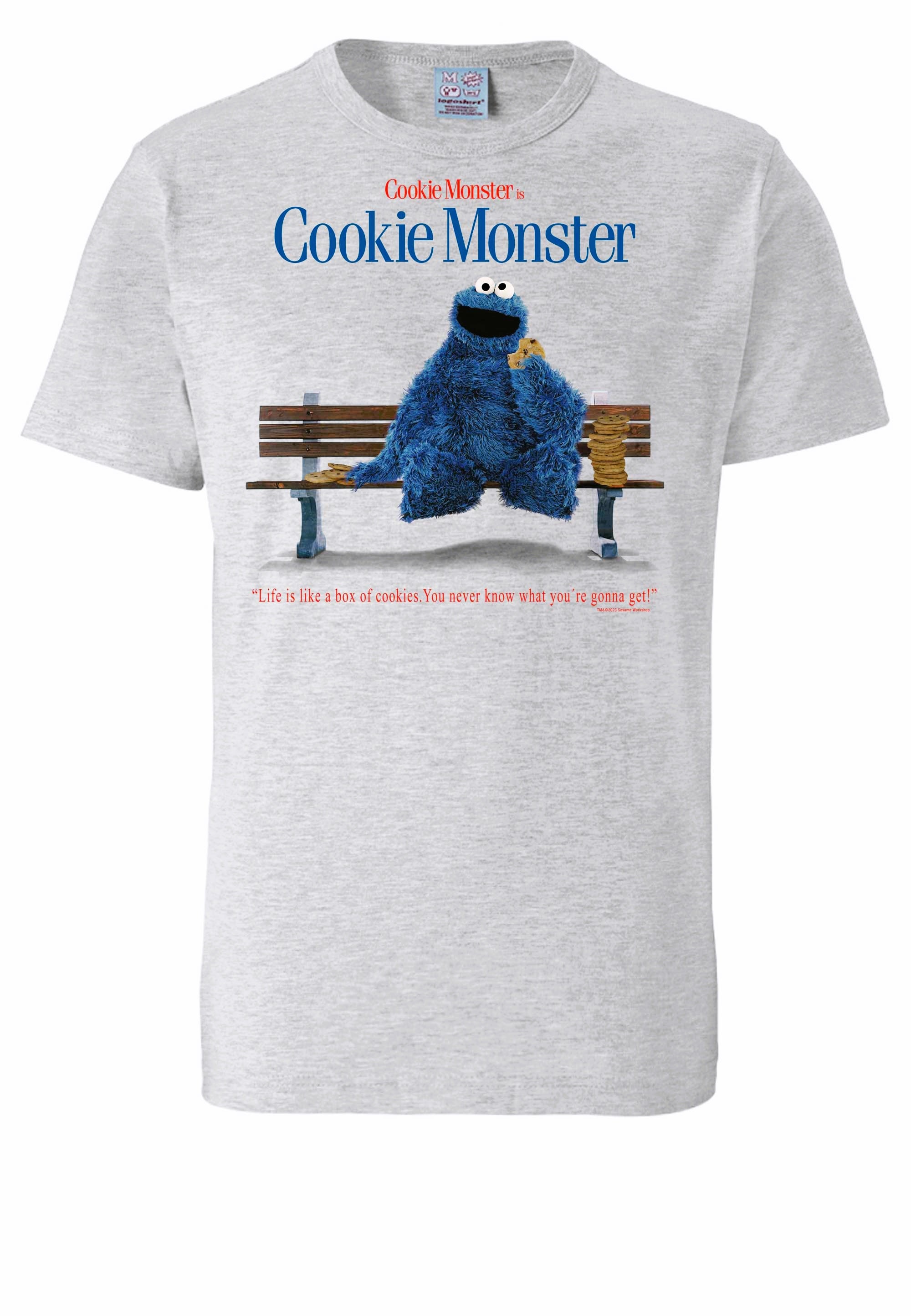 T-Shirt coolem mit bestellen Krümelmonster«, »Sesamstraße – Print | für LOGOSHIRT BAUR