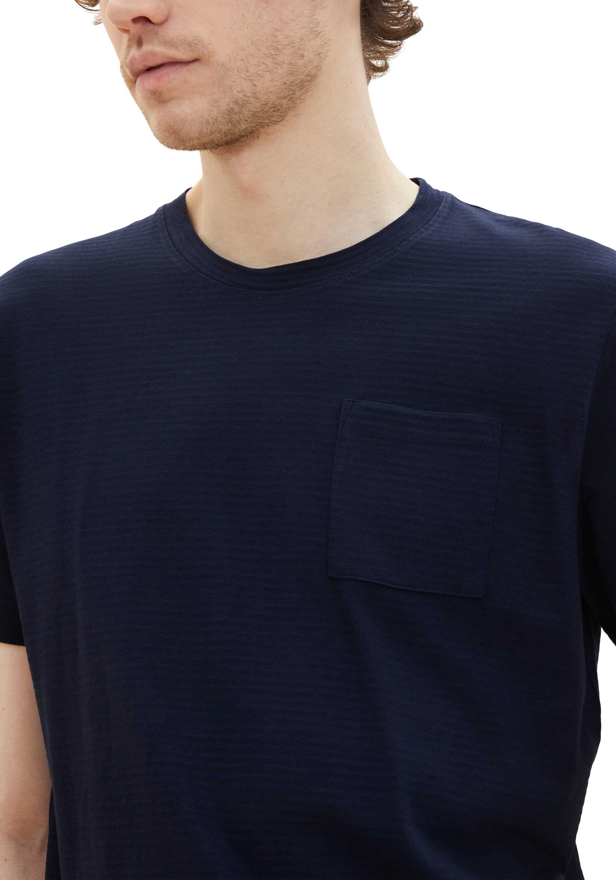 TOM TAILOR T-Shirt, Meliert Optik ▷ kaufen | BAUR | T-Shirts