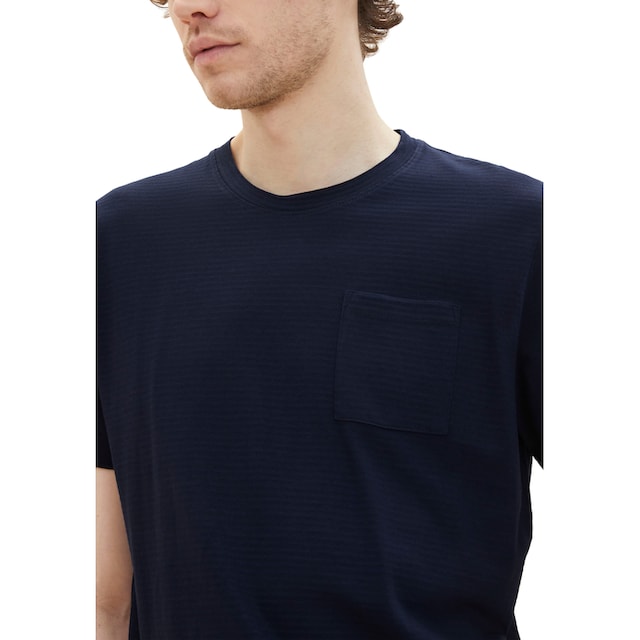 TOM TAILOR T-Shirt, Meliert Optik ▷ kaufen | BAUR