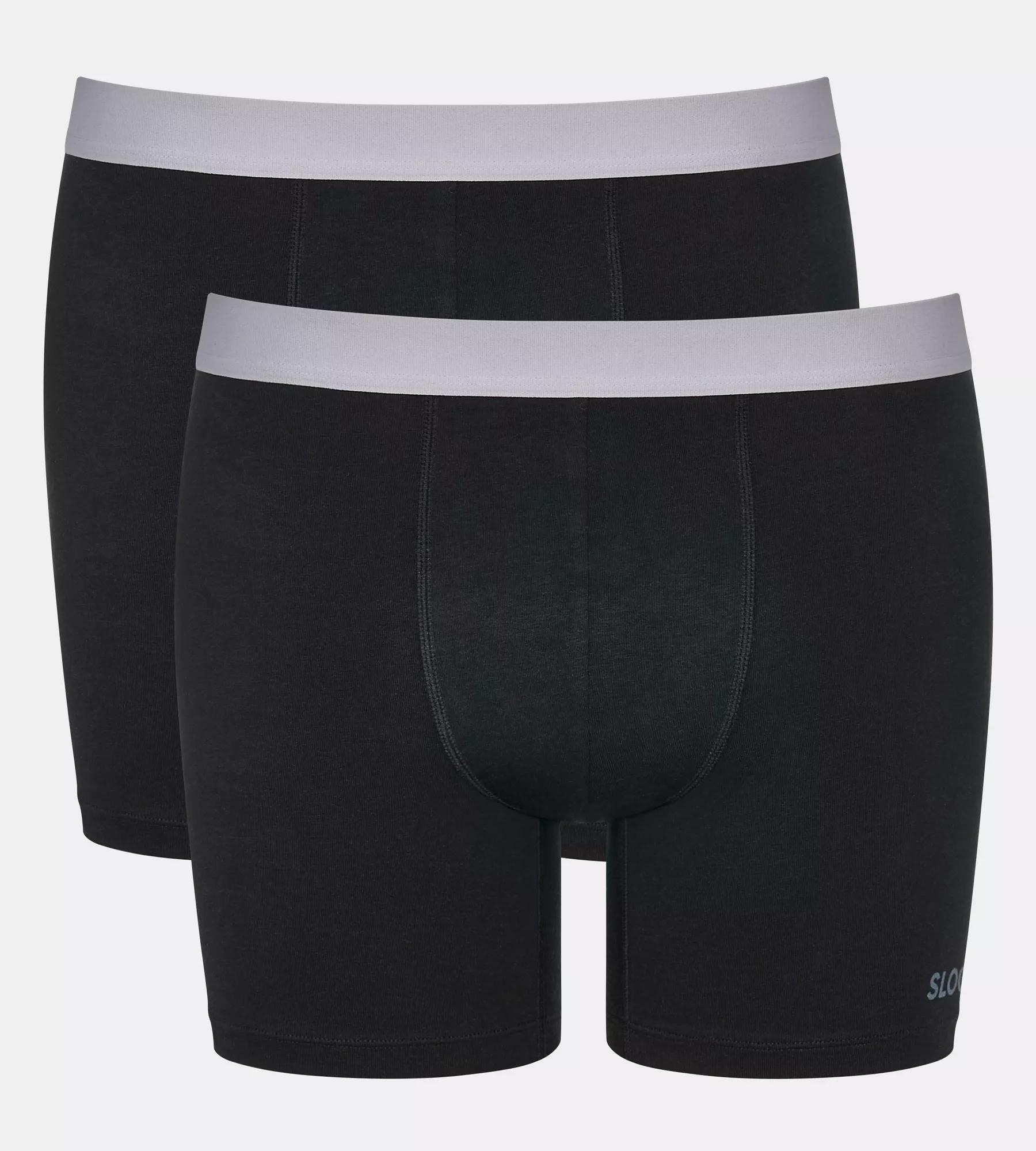 sloggi Boxer "Men GO ABC 2.0" längeres Bein, Baumwollmix, weich, elastischer Bund