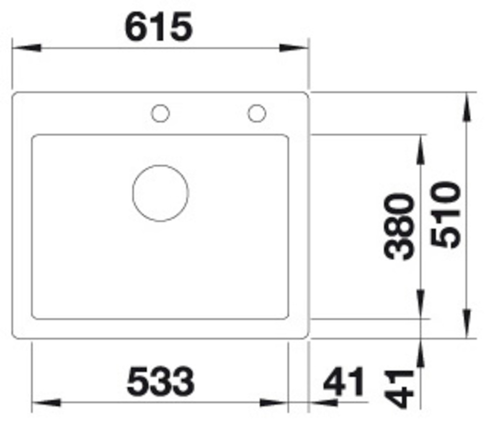 Blanco Küchenspüle »PALONA 6« 1 Stk. tlg. erhältlich in mehreren Farben