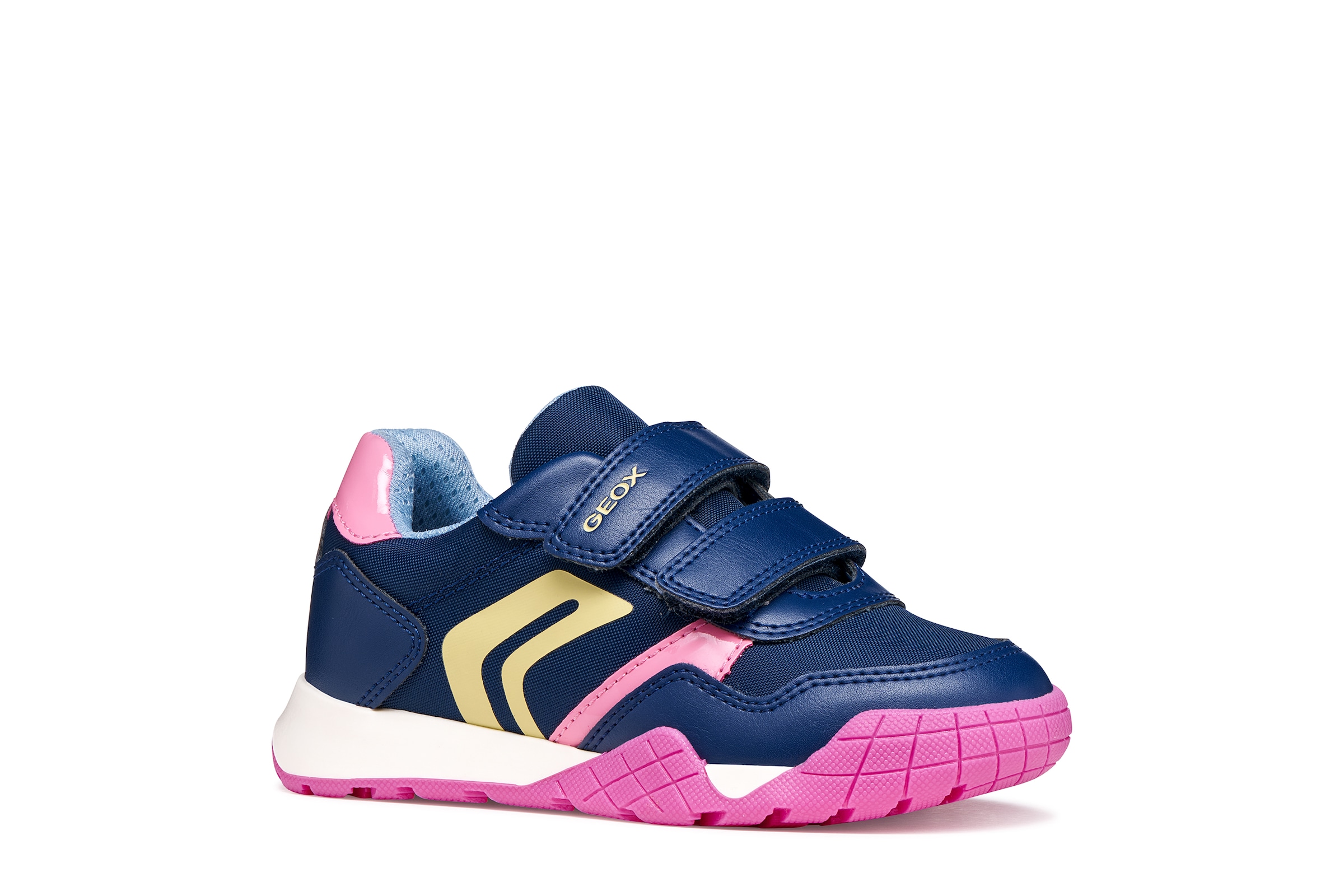 Geox Sneaker Halbschuh mit Kontrastbesätzen, Größenschablone zum Download günstig online kaufen