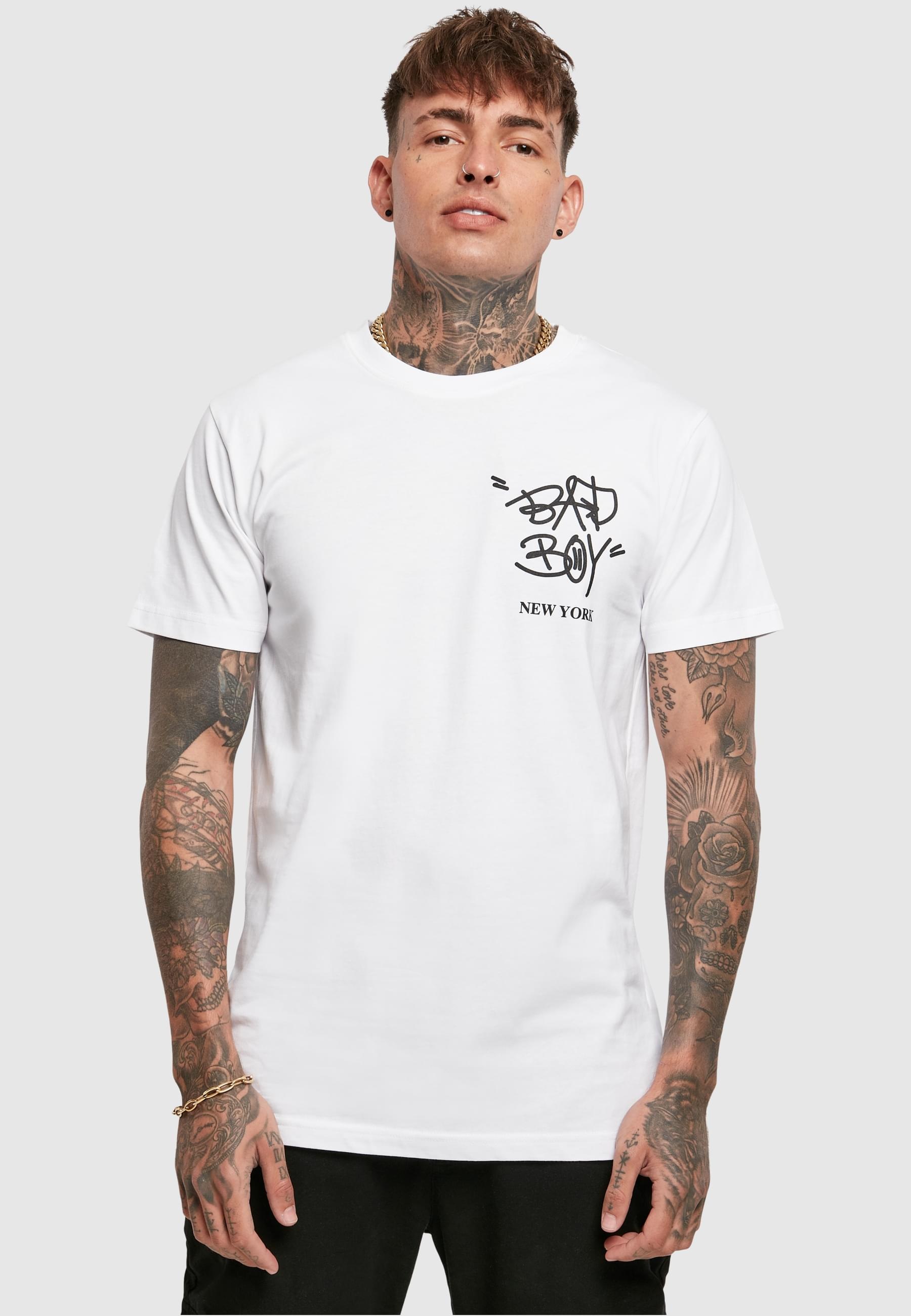 MisterTee T-Shirt »MisterTee Herren Bad Boy New York Tee«, (1 tlg.)