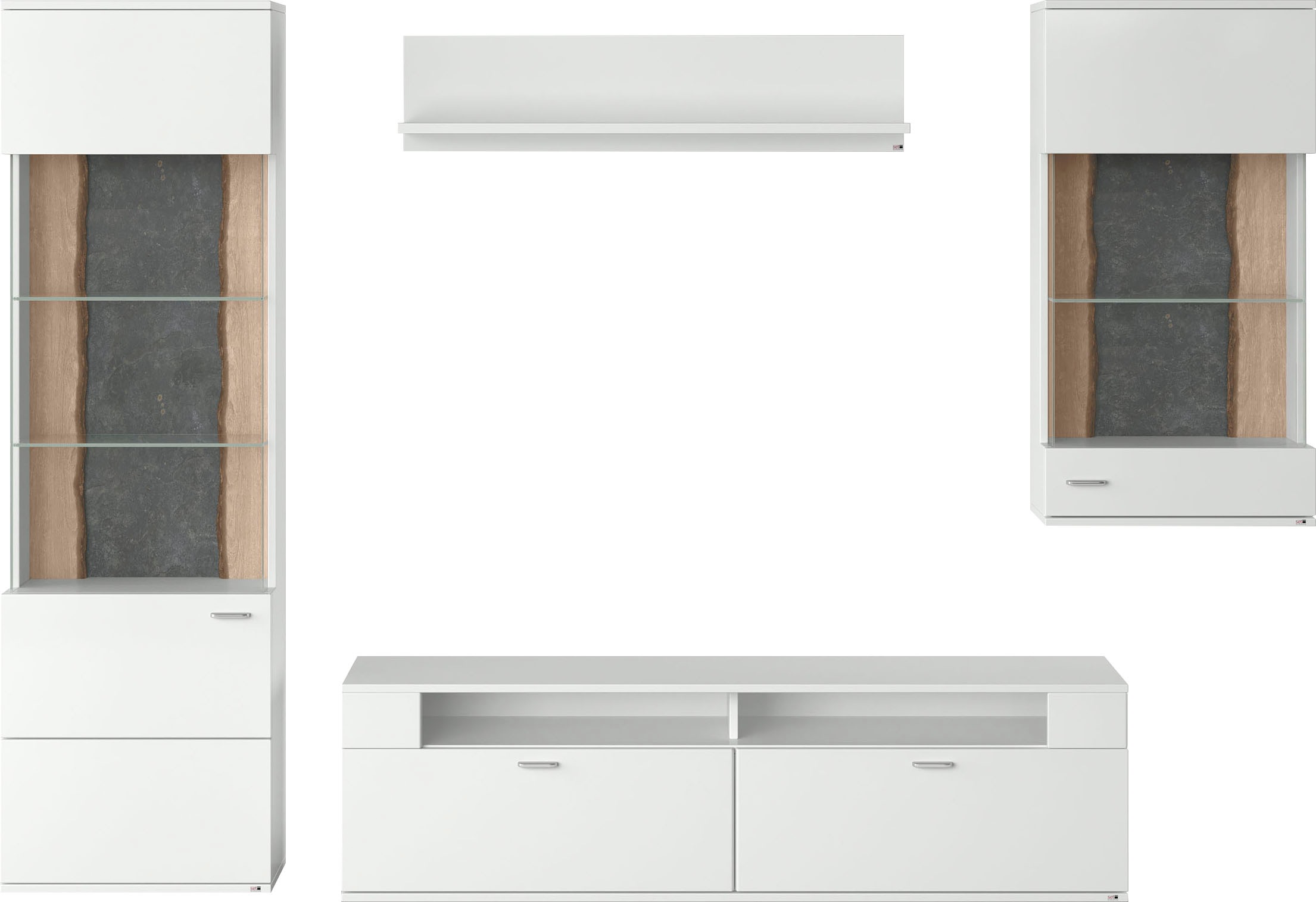 set one by Musterring Wohnwand "TACOMA" Set, 4 Stk. tlg. günstig online kaufen