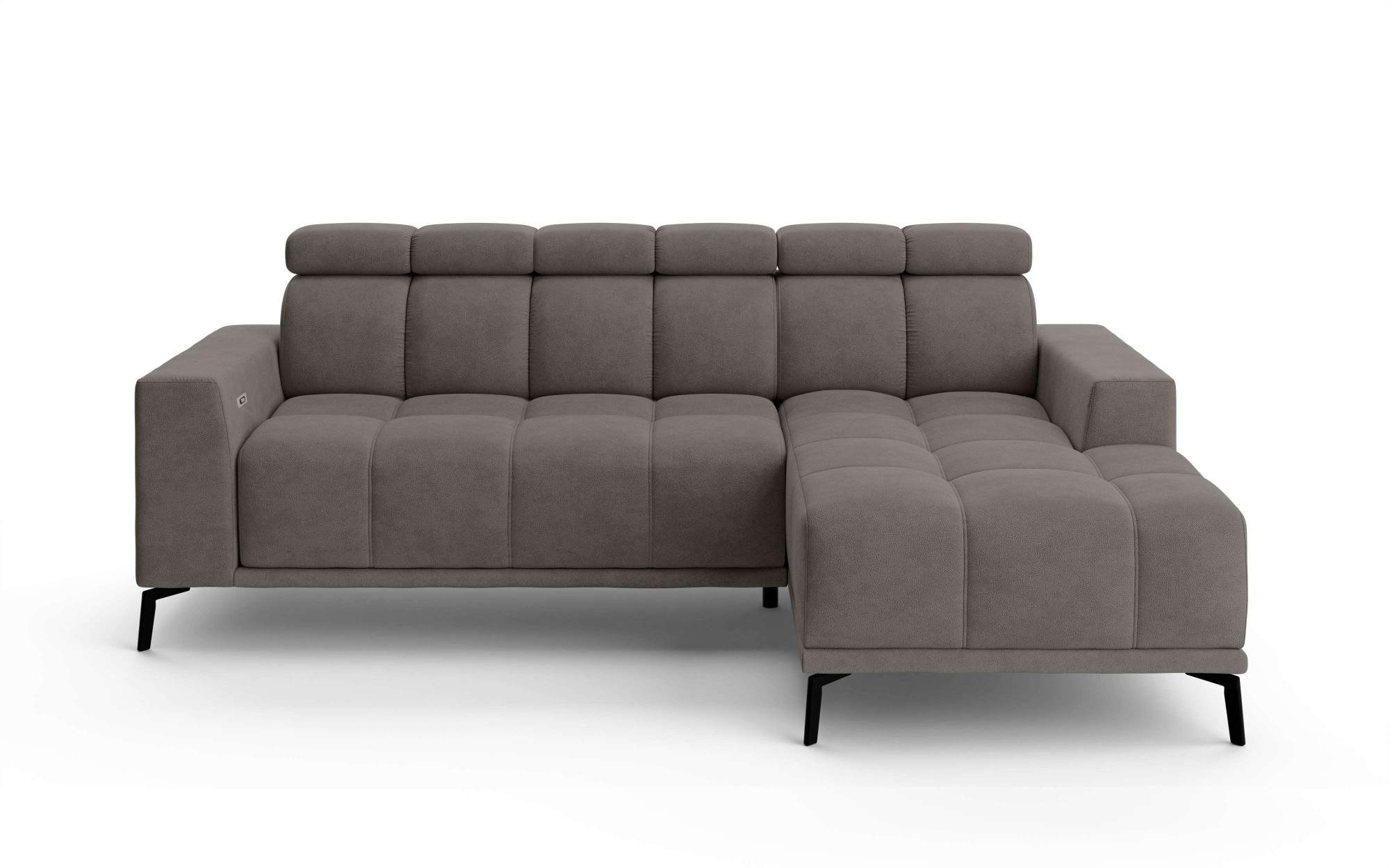 INOSIGN Ecksofa »CAZIE, Designsofa, L-Form, trendige Bubble-Optik,«, L-Form mit Wellenunterfederung, Recamiere rechts/links bestellbar