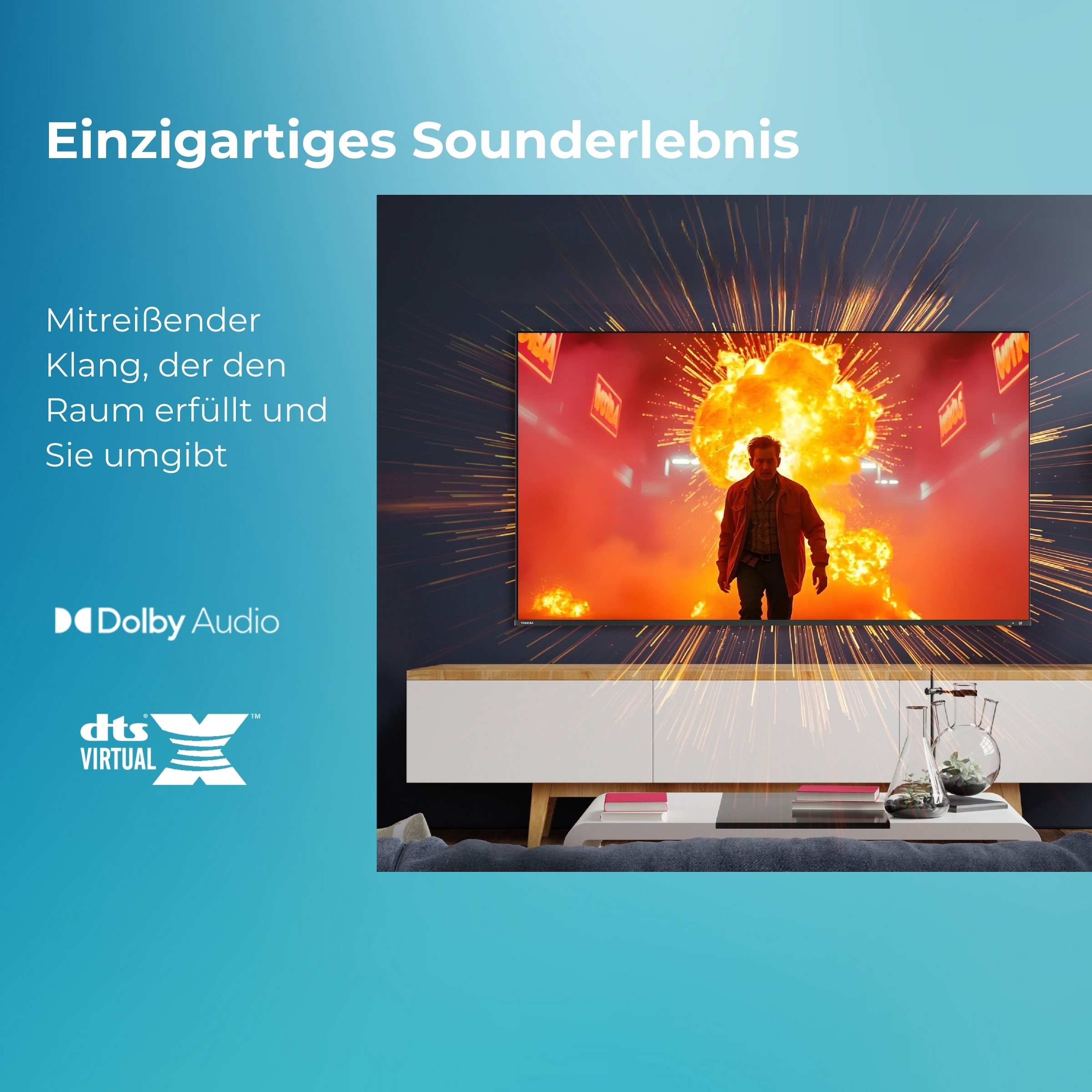 Toshiba QLED-Fernseher »55QV1563DDW« 139 cm/55 ″ Smart-TV