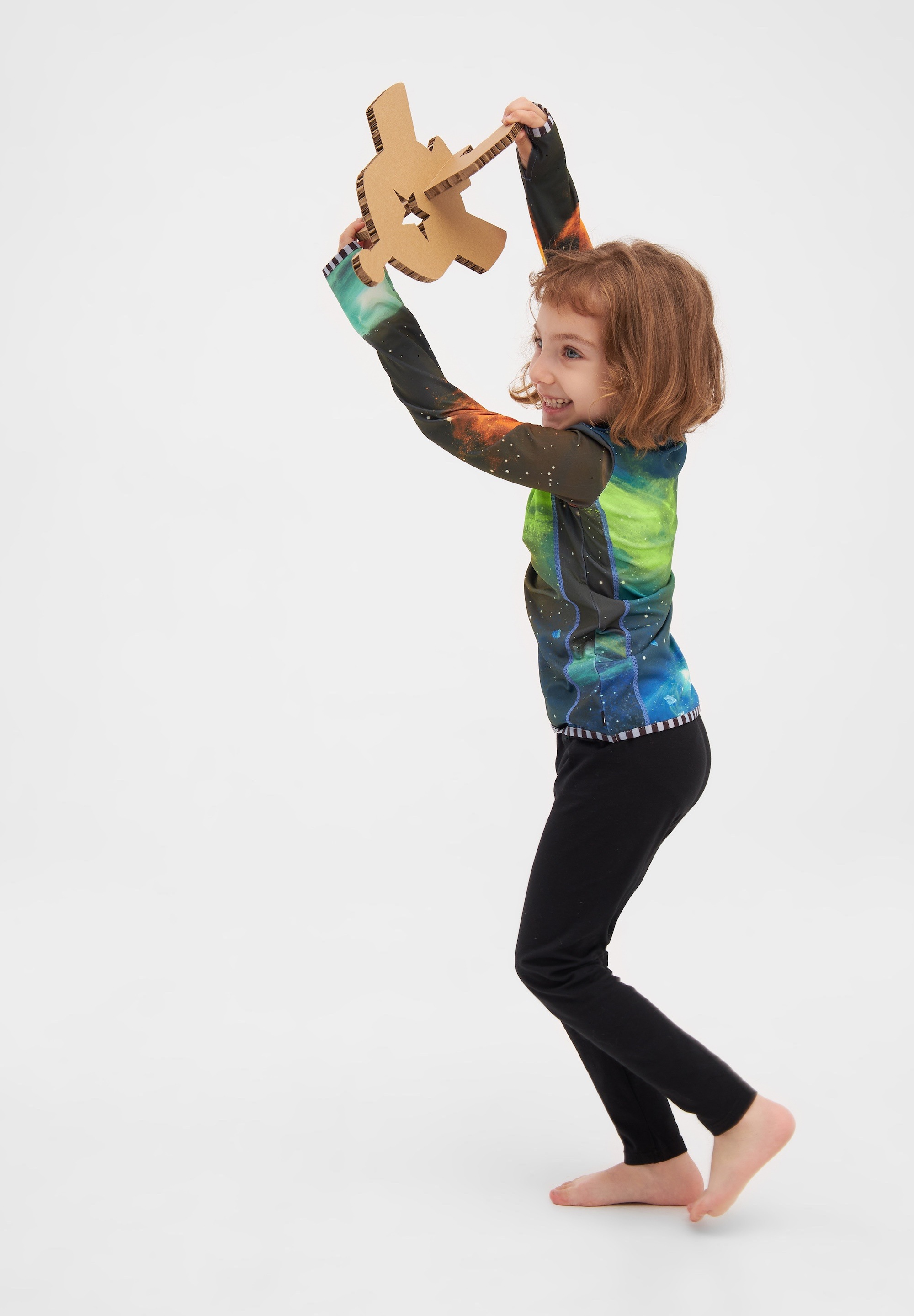 WeeDo Langarmshirt »SPACE«, Feuchtigkeitsregulierendes Funktionsshirt für Kinder