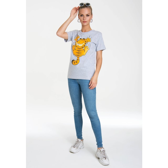 LOGOSHIRT T-Shirt »Garfield – Scratches«, mit lizenziertem Originaldesign  kaufen | BAUR