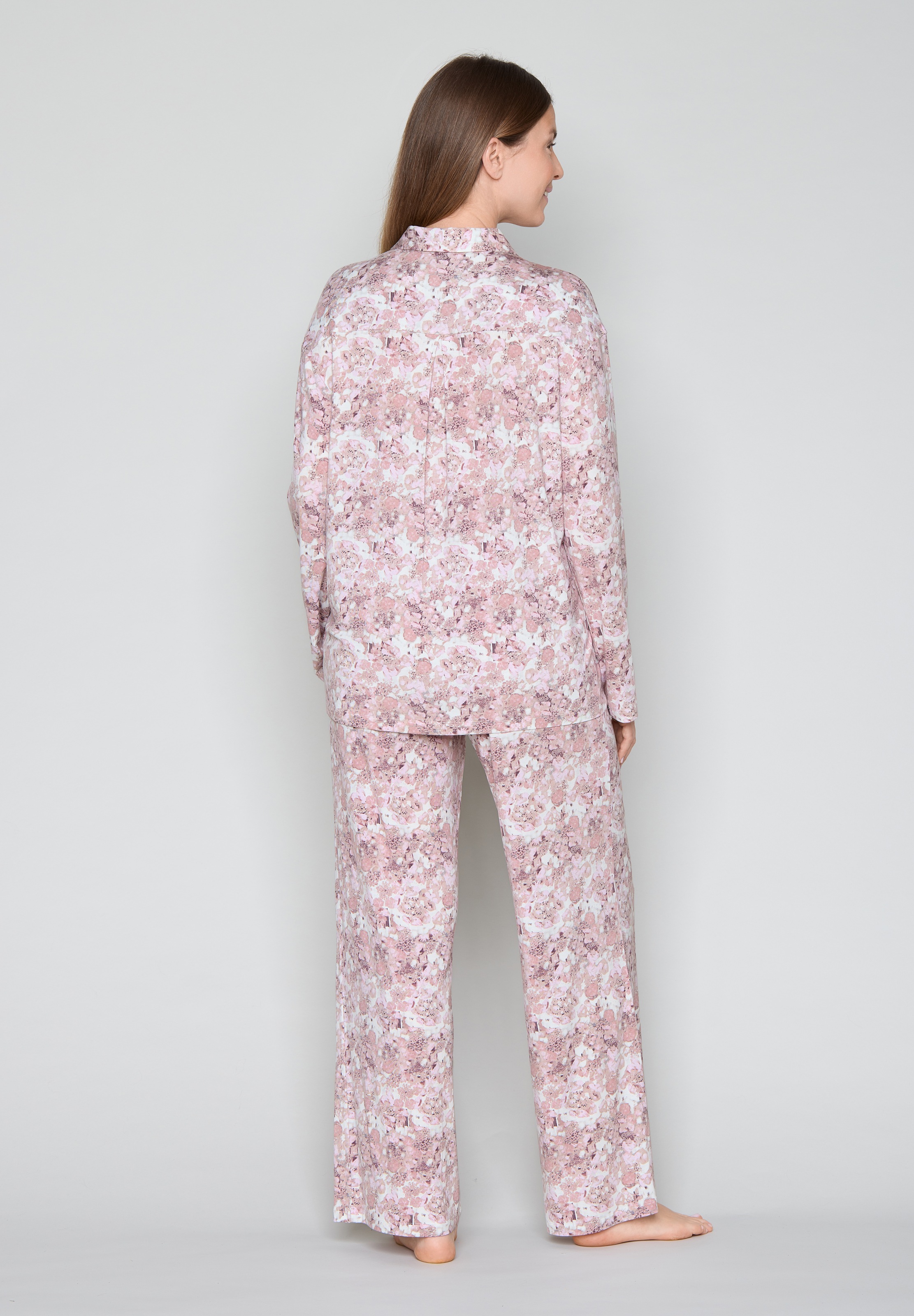 JOOP! Pyjamaoberteil bequeme Passform, mit Langarm, für Homewear und Sleepwear