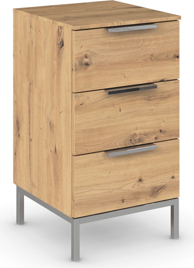 rauch Nachtkommode »Nachttisch Nachtschrank Nachtkonsole FLIPP« Breite 40 cm,  mit 3 Schubladen und Soft-Close-Funktion
