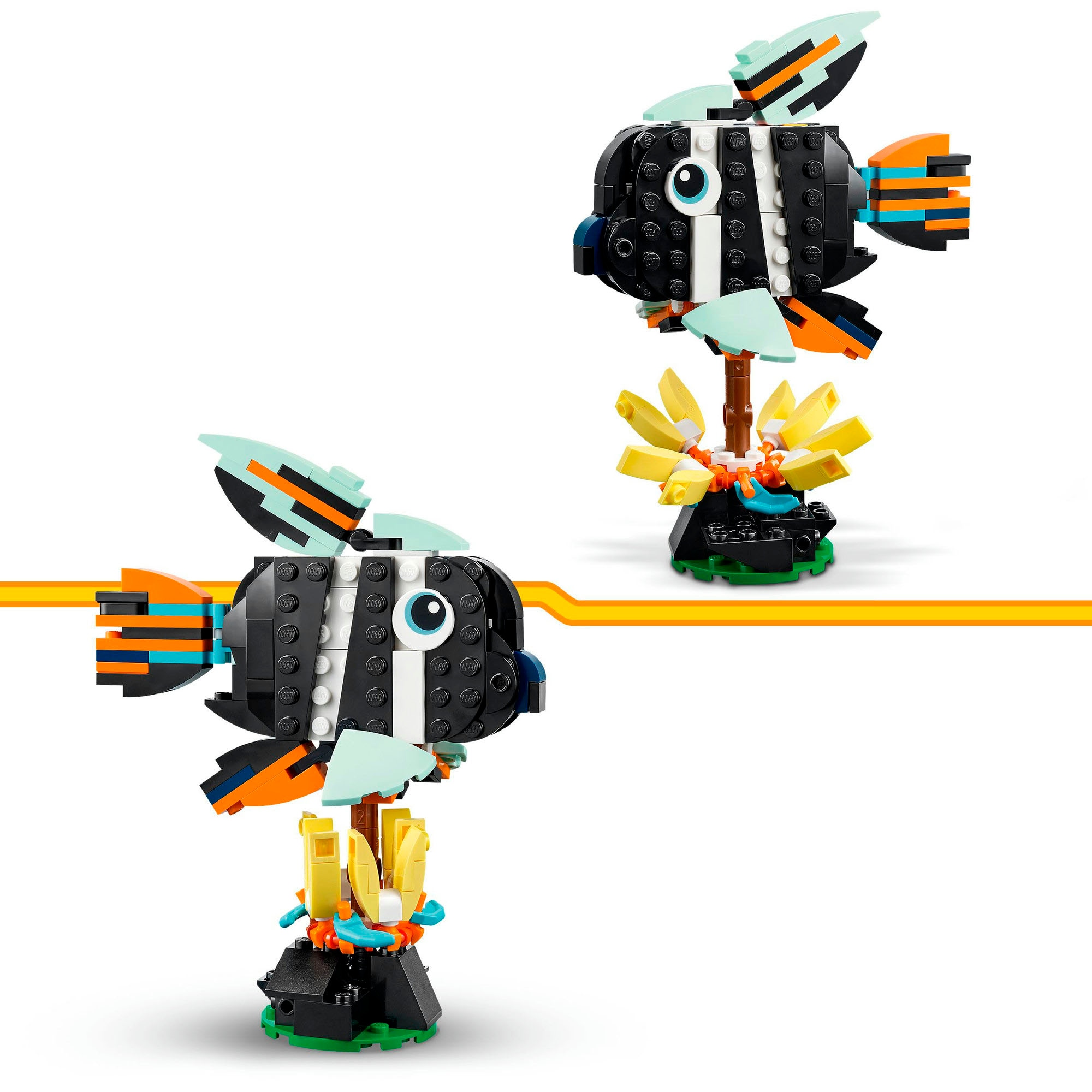 LEGO® Konstruktionsspielsteine »Wilde Tiere: Tropischer Tukan (31173), LEGO LEGO Creator«, (225 St.), Made in Europe