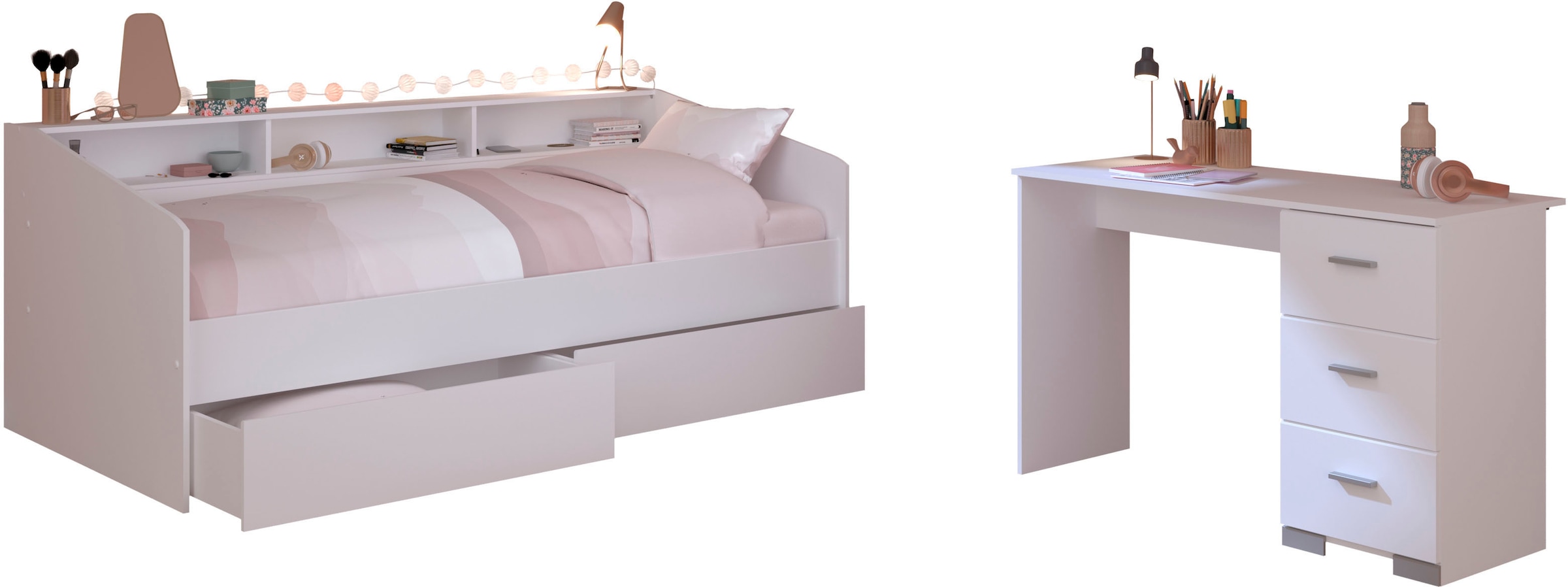 Parisot Jugendzimmer-Set "Sleep 41" Set, 3 Stk. tlg. Rückwände der Fächer a günstig online kaufen