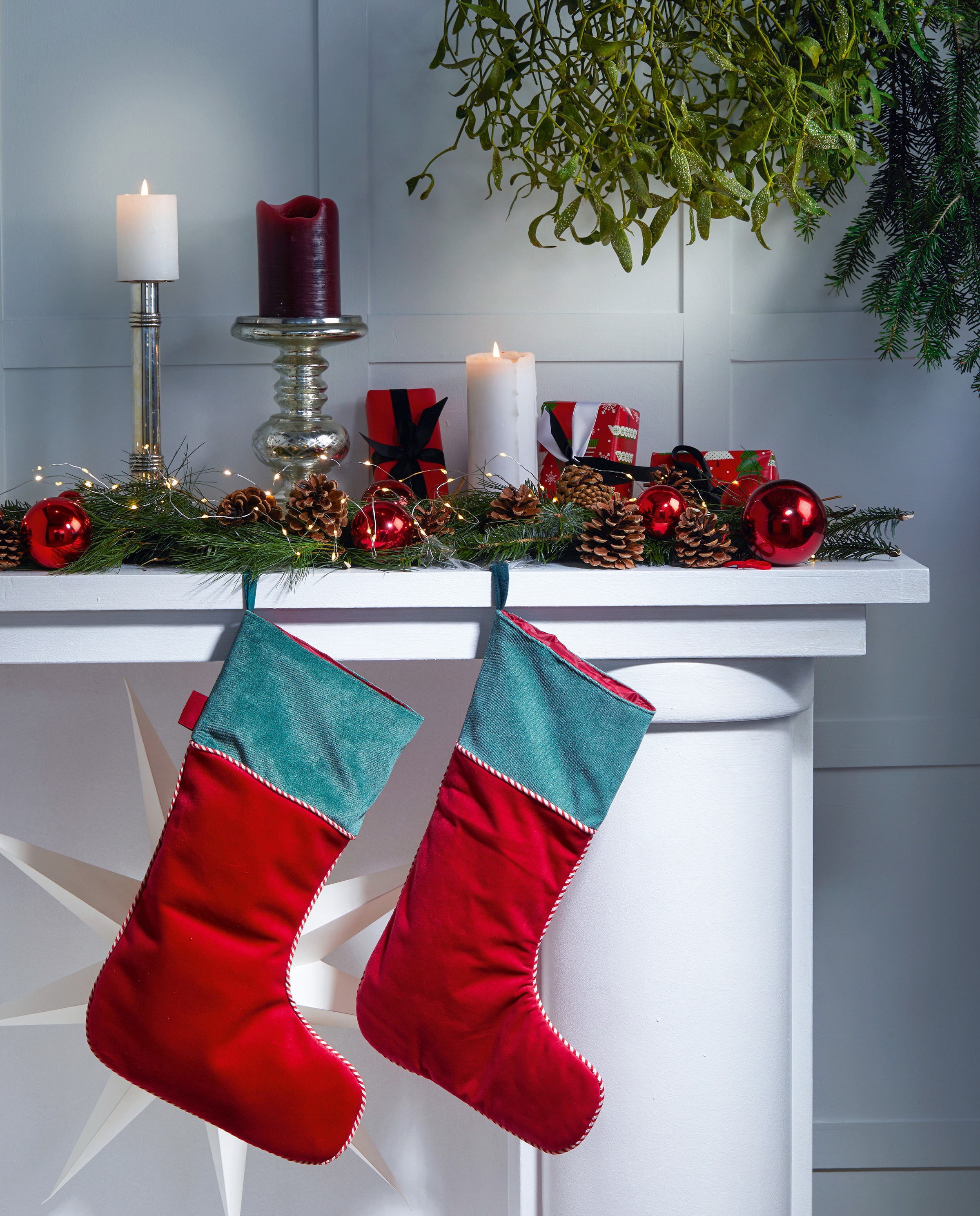 APELT Nikolausstiefel "3609 Winterwelt, Samt", Weihnachtsstrumpf günstig online kaufen