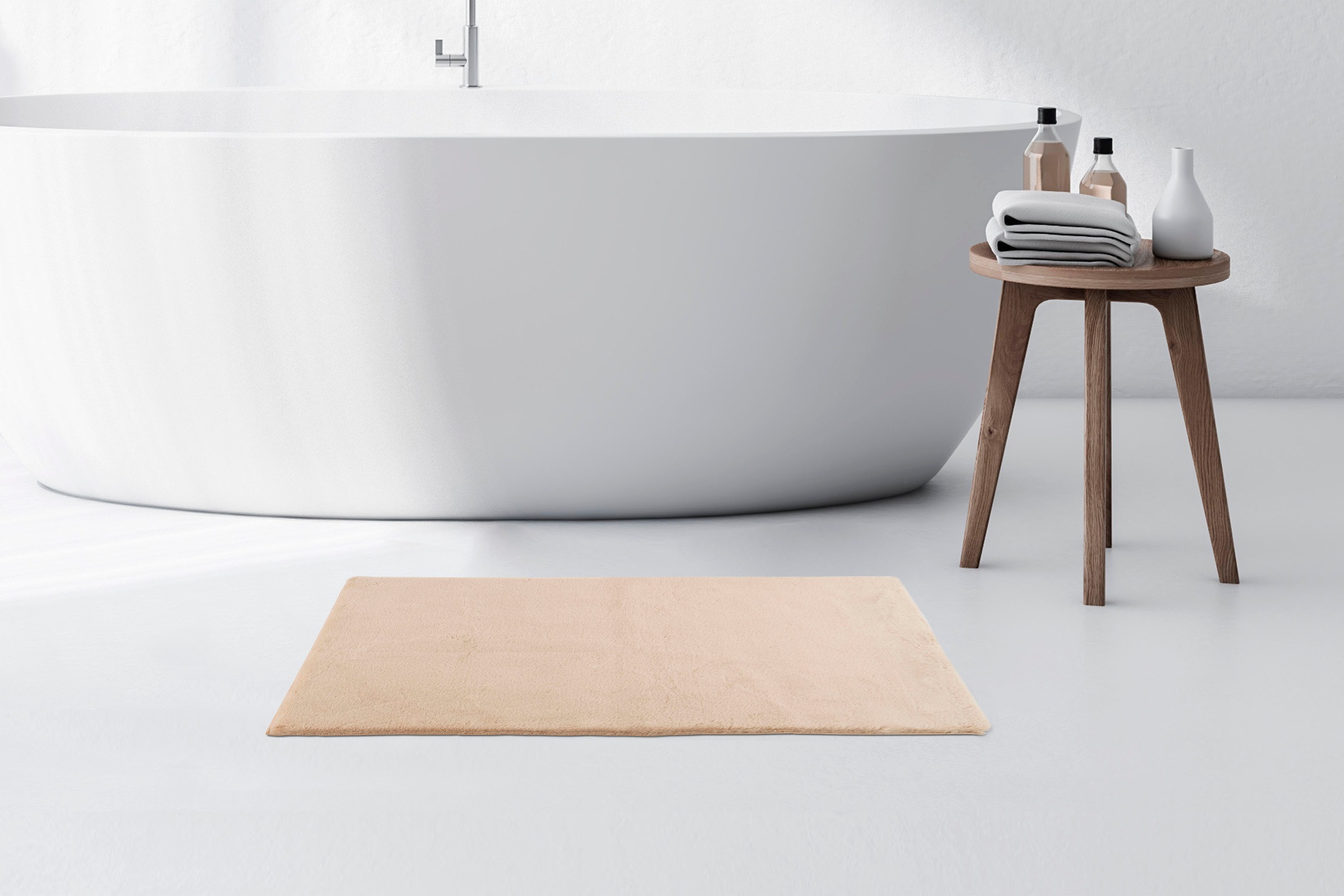 Kayoom Badematte "Rabbit Light" Höhe 22 mm rutschhemmend beschichtet fußbod günstig online kaufen