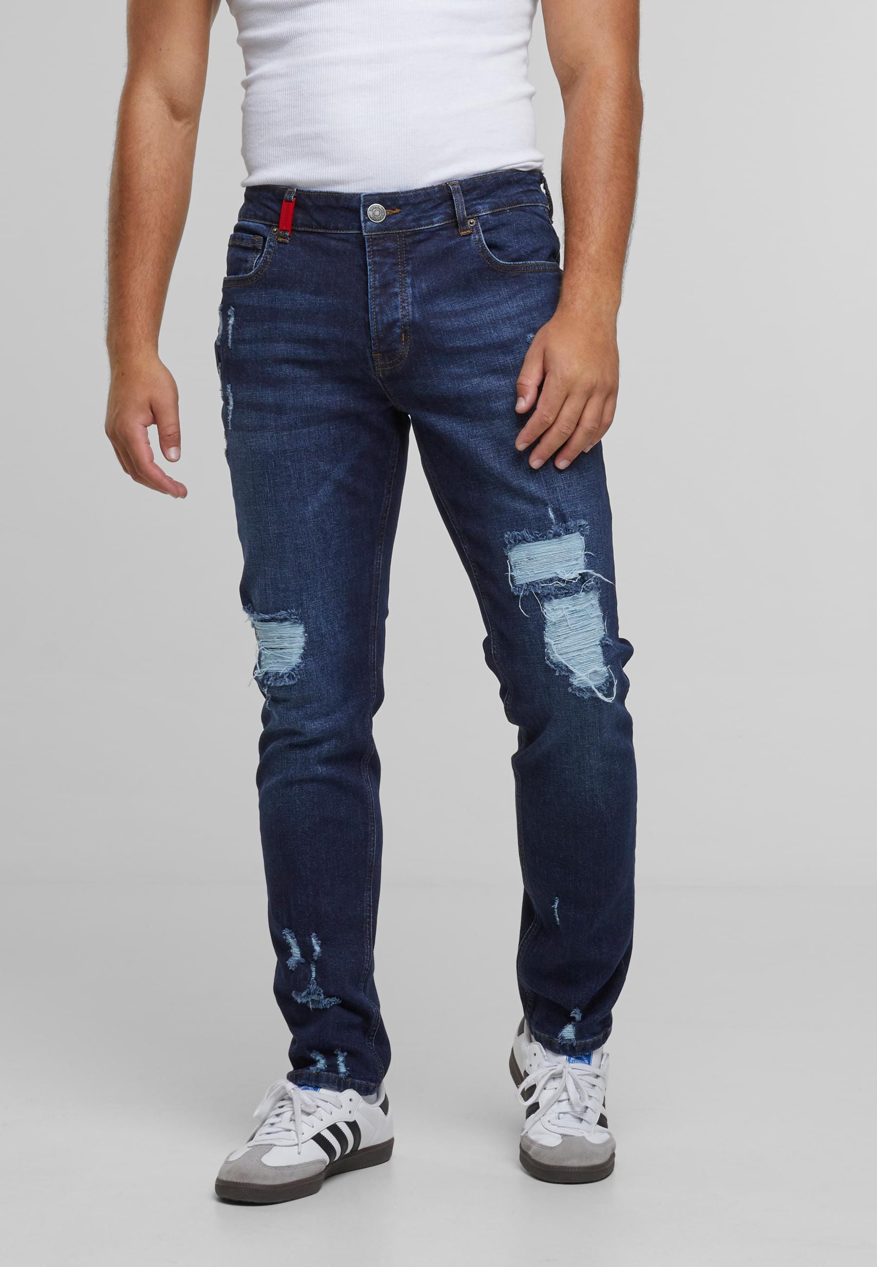 2Y Studios Bequeme Jeans "2Y Studios 2Y MIGUEL RIPPED SLIM FIT JEANS" günstig online kaufen