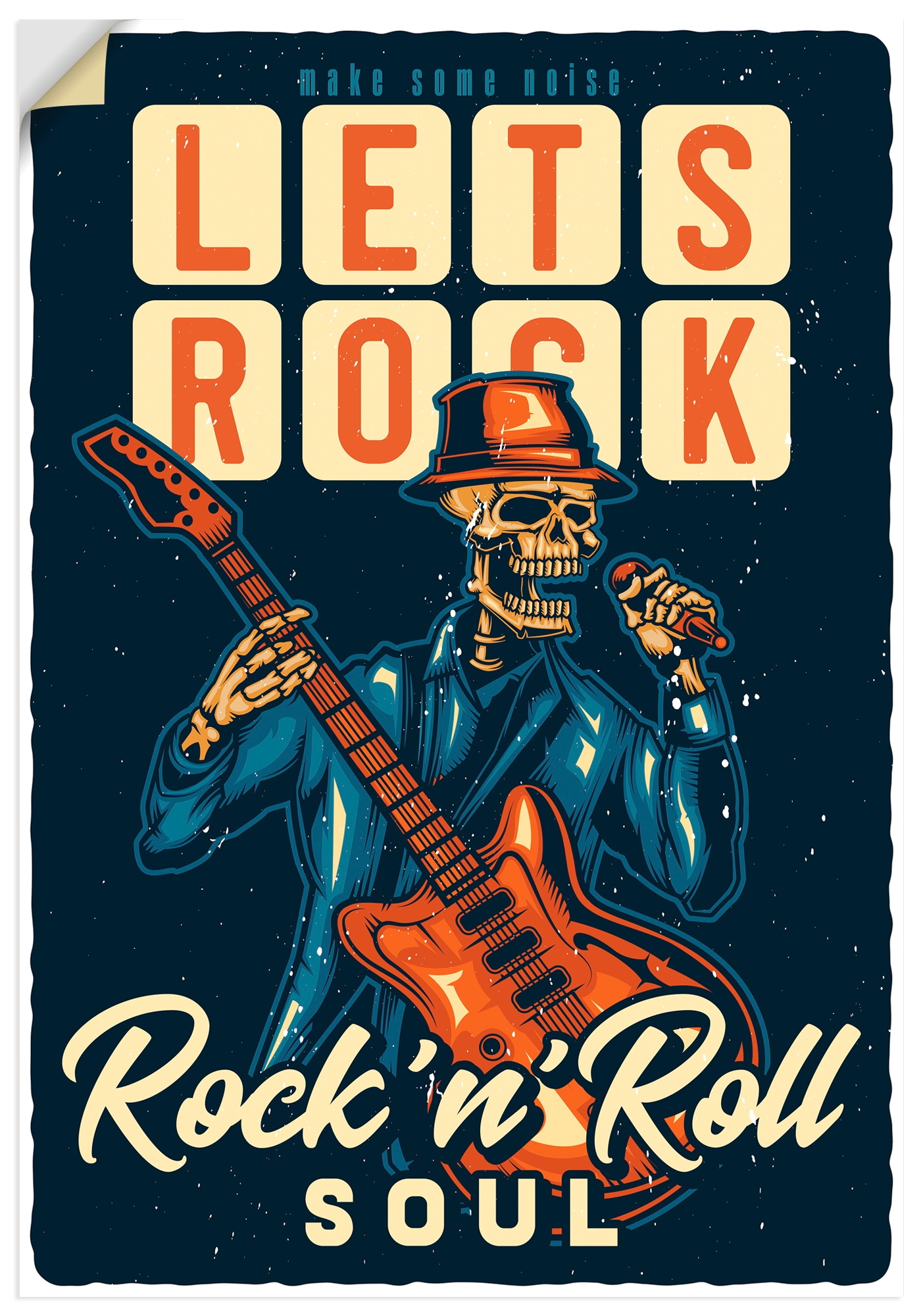 Artland Wandbild "Lets rock" 1 Stk. tlg. als Alubild, Leinwandbild, Poster, Wandaufkleber in verschied. Größen