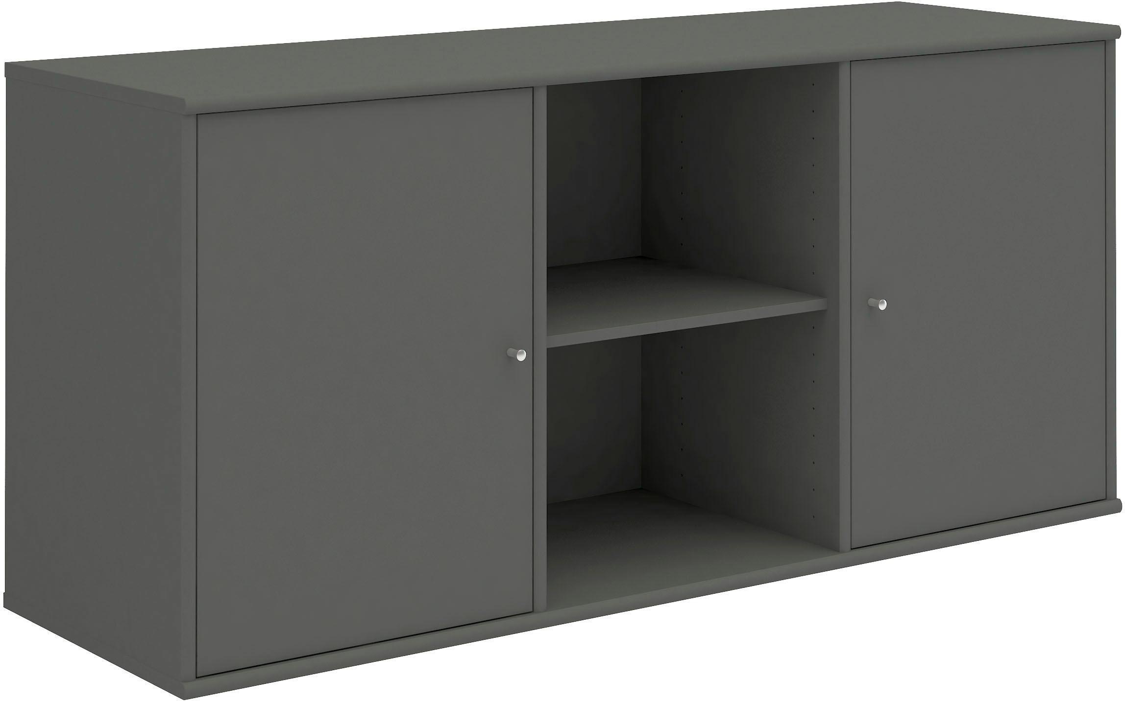 Hammel Furniture Sideboard »Mistral, Hochwertig Schrank, hängend/stehend  montierbar«, mit zwei Türen, B: 133 cm, anpassungsbar Designmöbel | BAUR