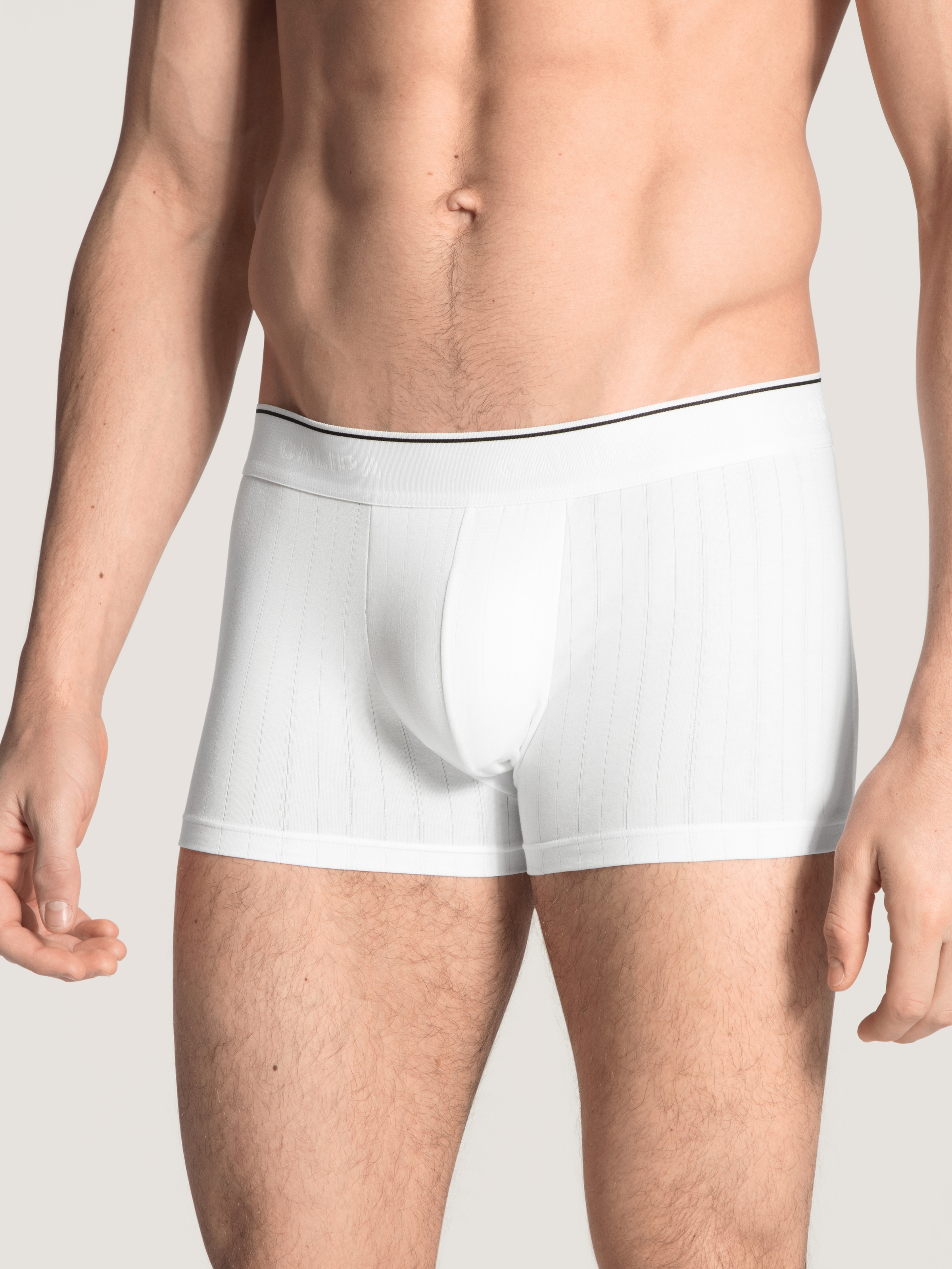 CALIDA Boxershorts "Pure & Style", maskulines Nadelzug-Design günstig online kaufen